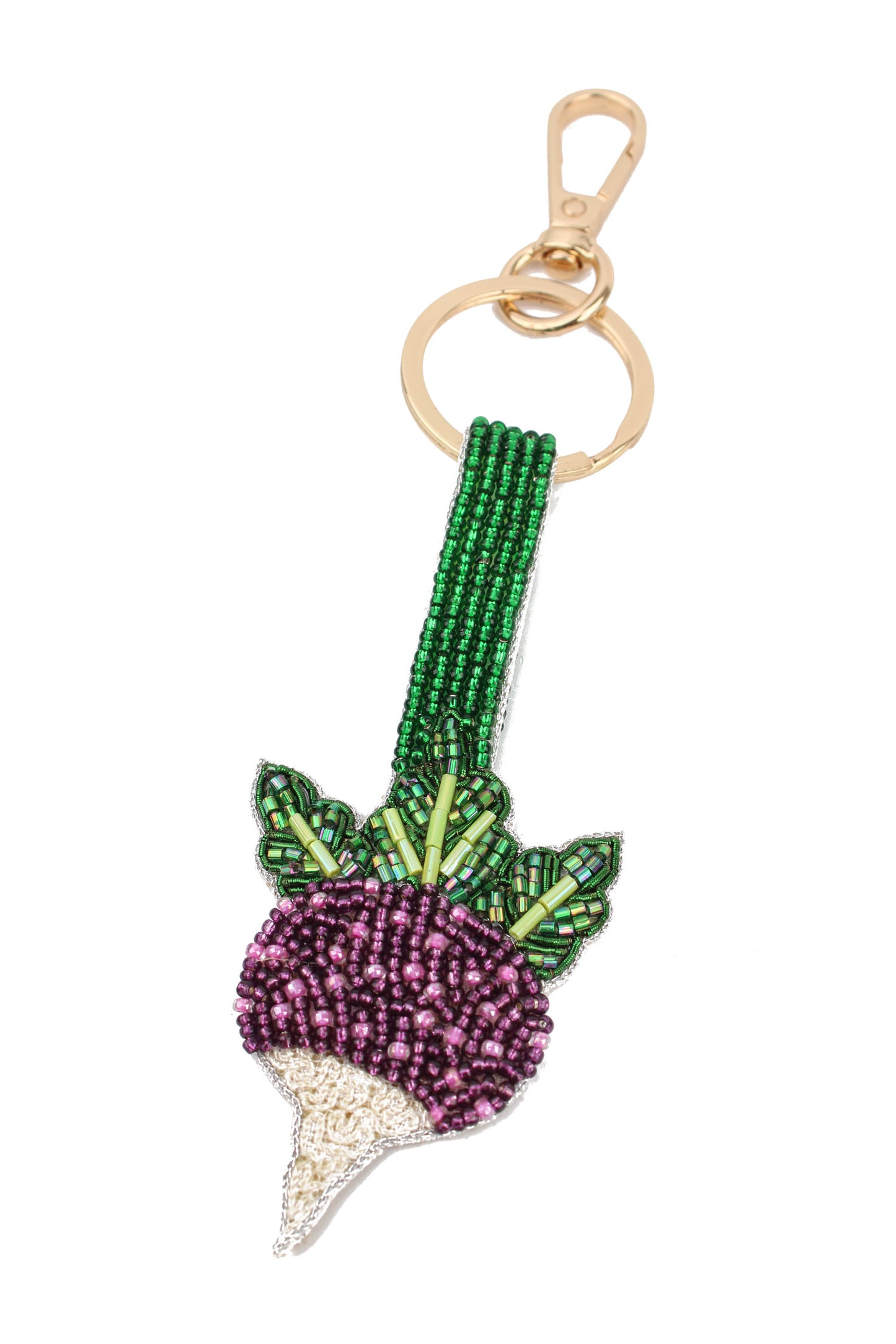 BEADED TURNIP KEYRING