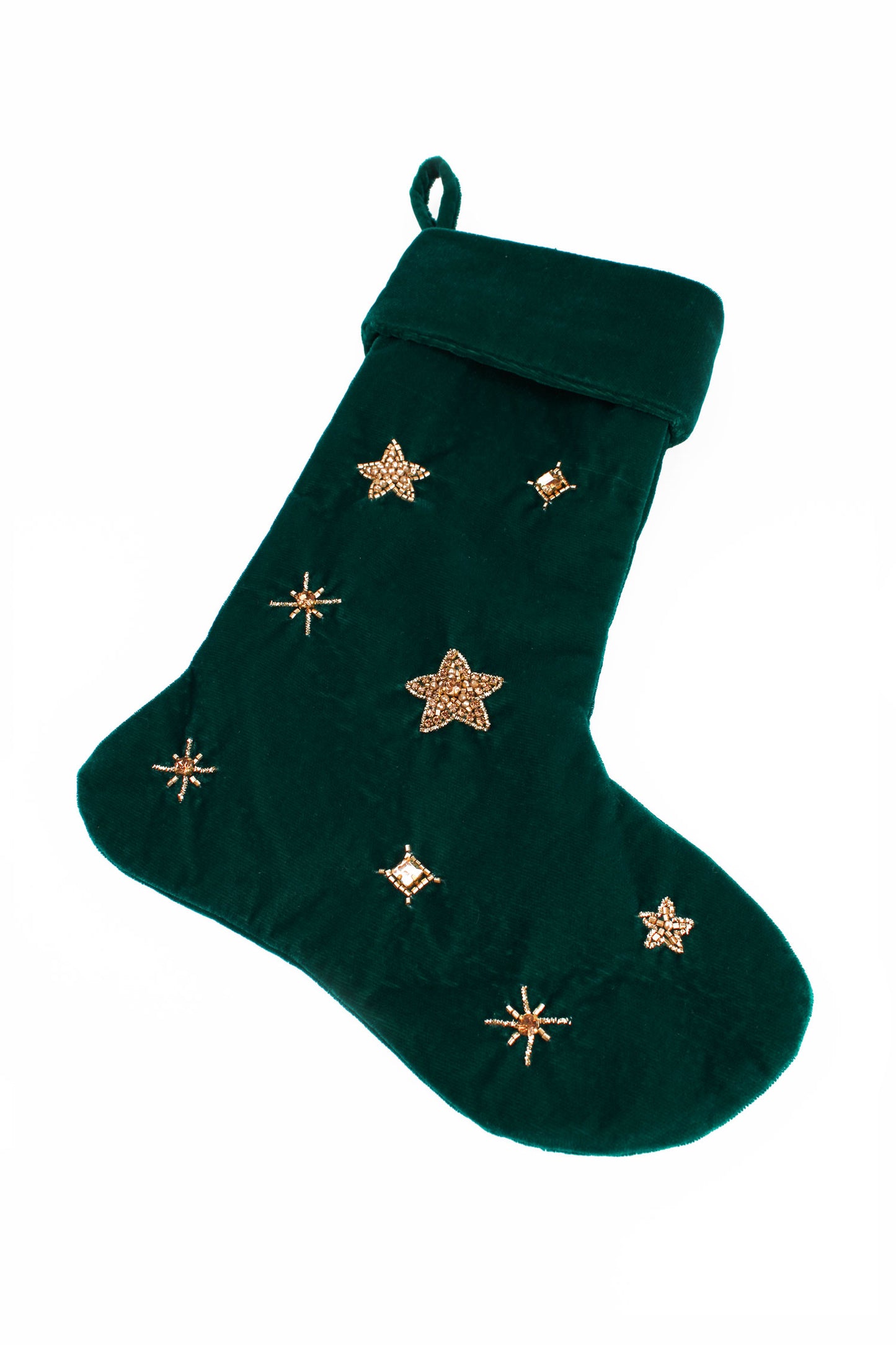 BIG GREEN STAR STOCKING