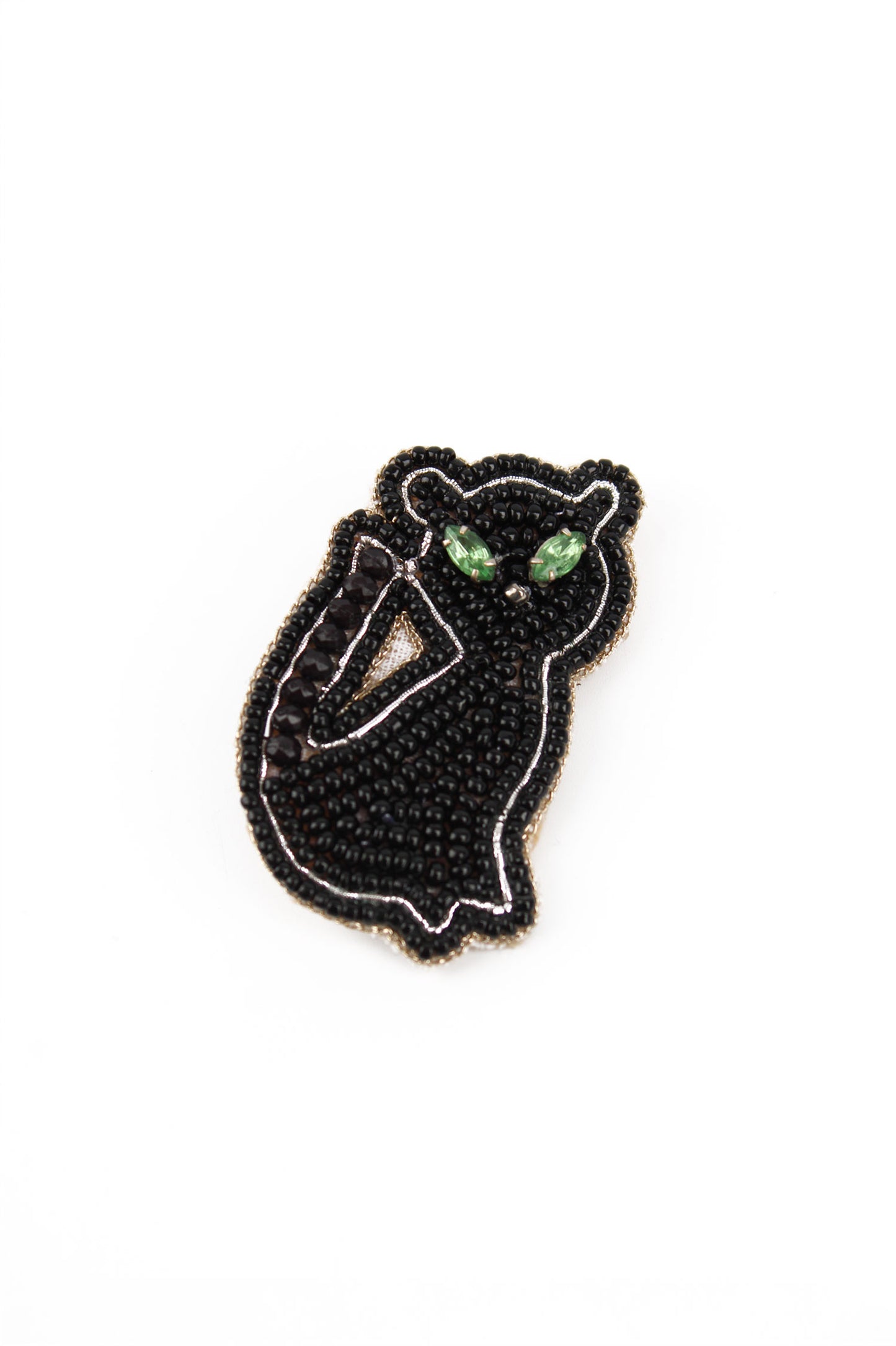 BLACK CAT BROOCH