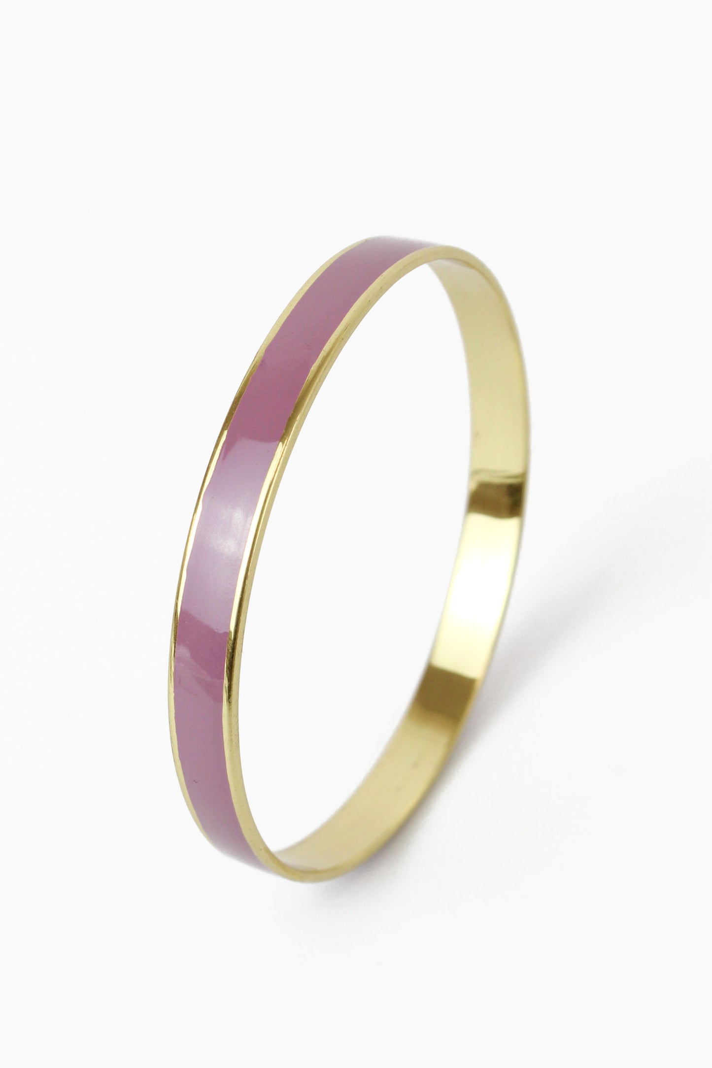 LILAC ENAMEL SLIM BANGLE (6965074428091)