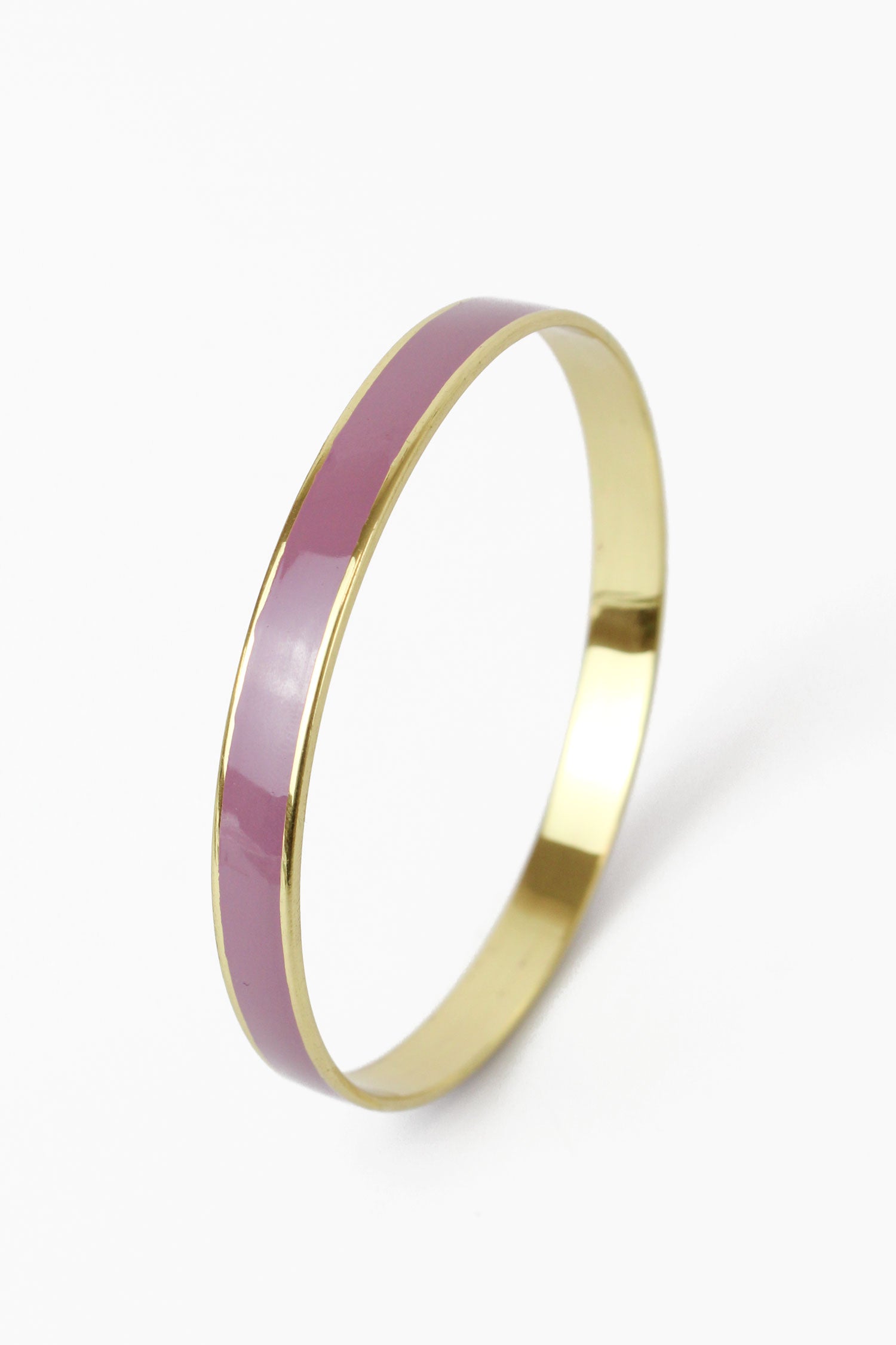 LILAC ENAMEL SLIM BANGLE (6965074428091)