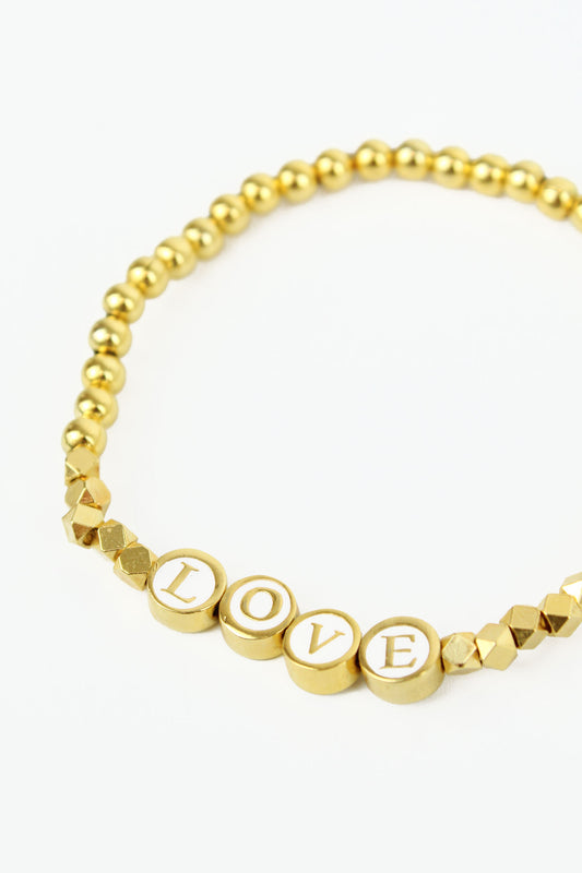 LOVE BEADED BRACELET (8018789400792)