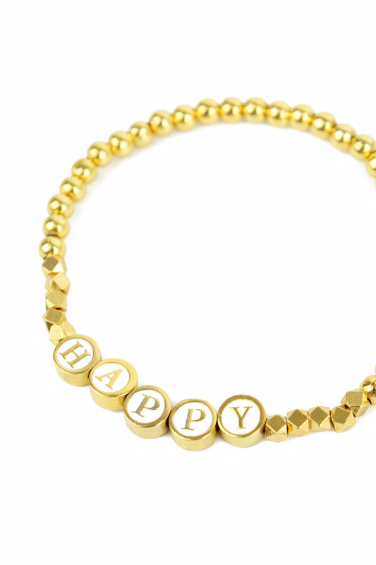 HAPPY BEADED BRACELET (8018789695704)