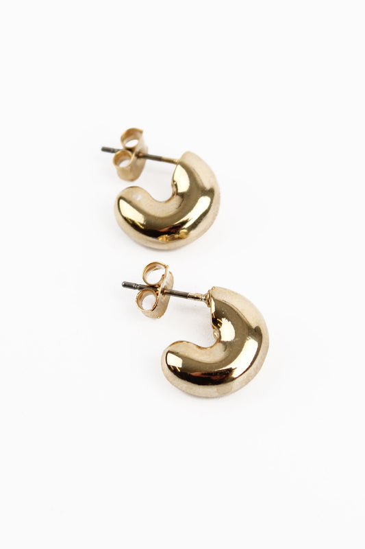 BUBBLE GOLD HOOP