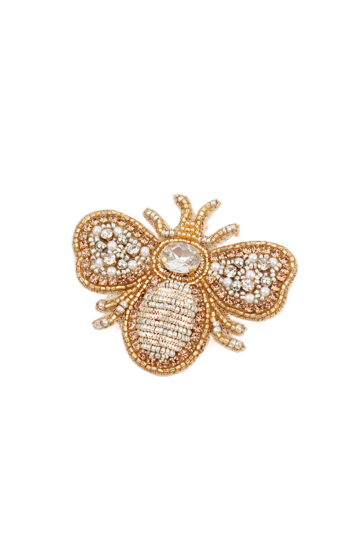 CLASSIC MY DORIS GOLD AND SILVER BEE BROOCH
