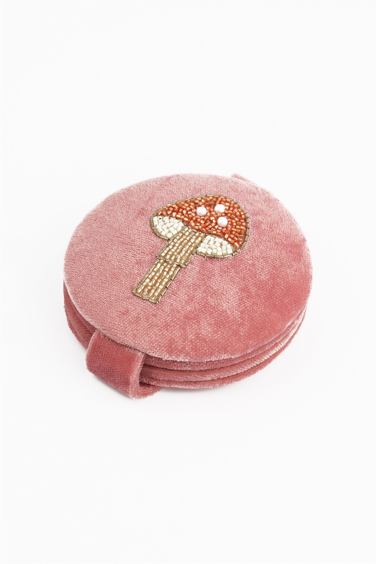 COPPER MUSHROOM COMPACT MIRROR