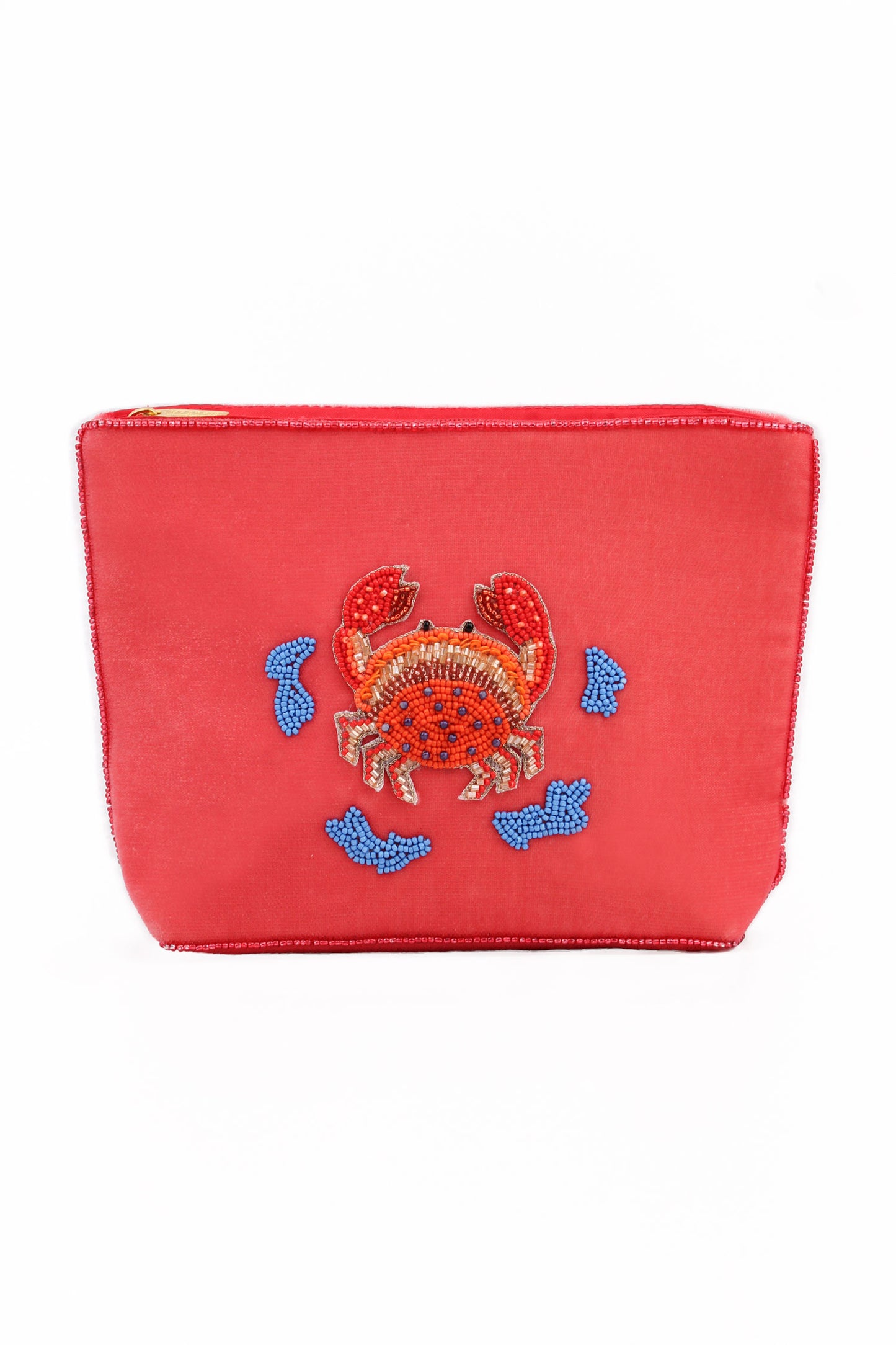 CRAB ON WATER MEDIUM POUCH