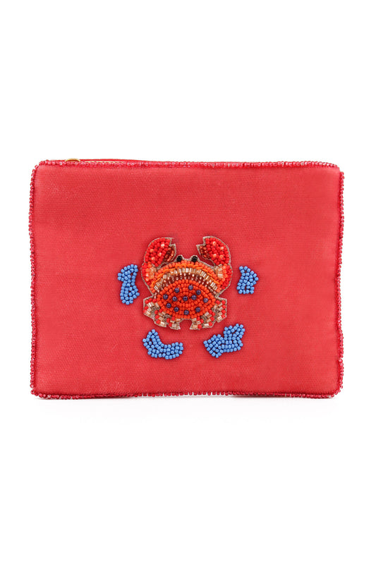 CRAB ON WATER SMALL POUCH
