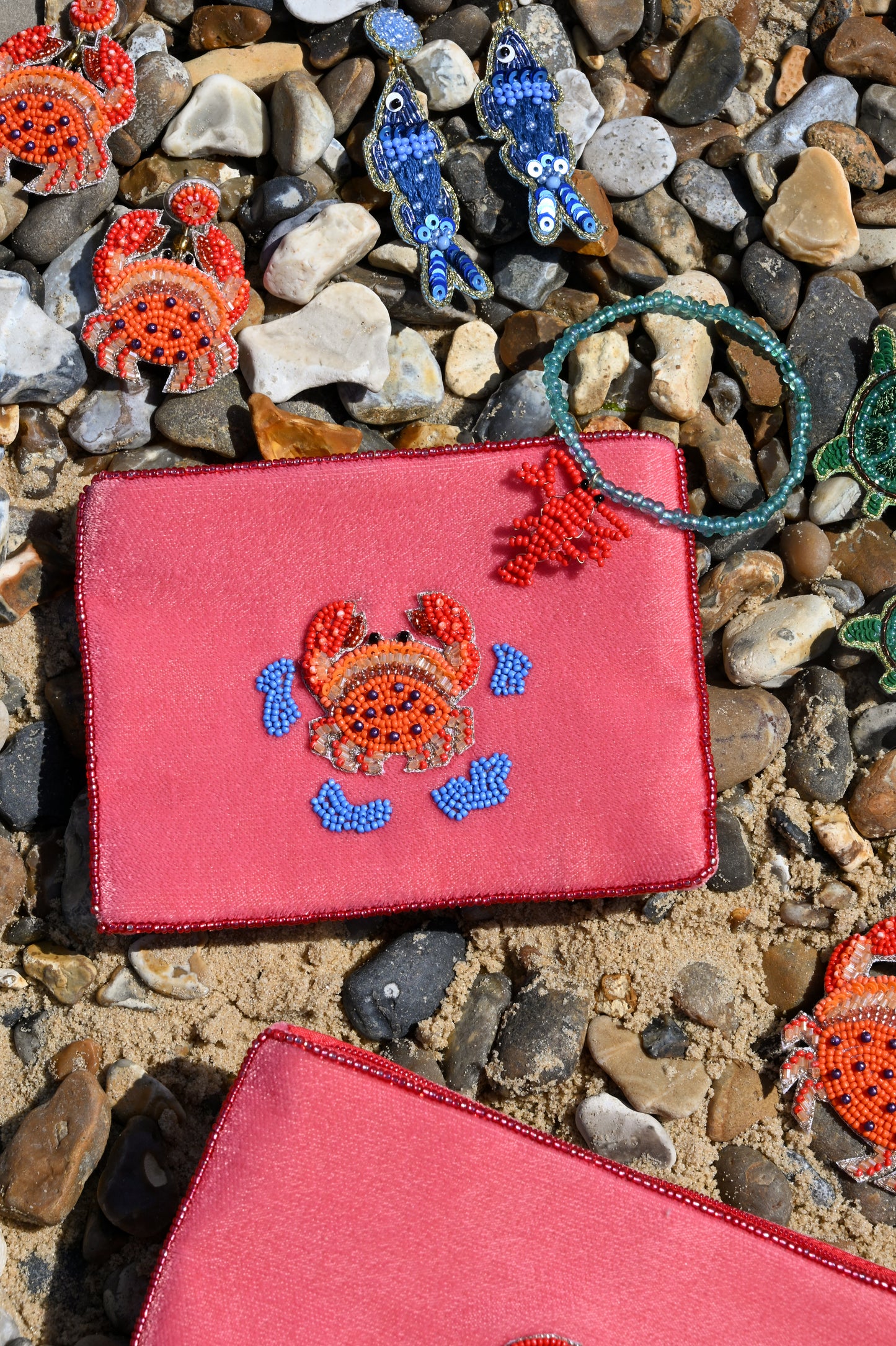 CRAB ON WATER SMALL POUCH