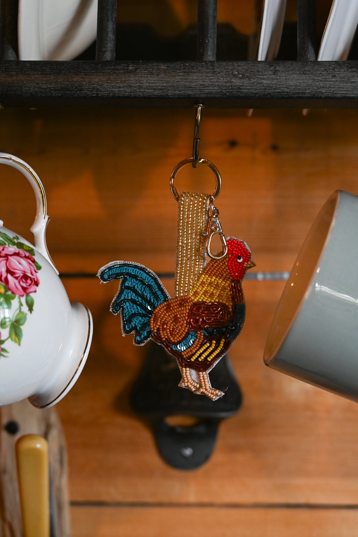COCKEREL KEYRING