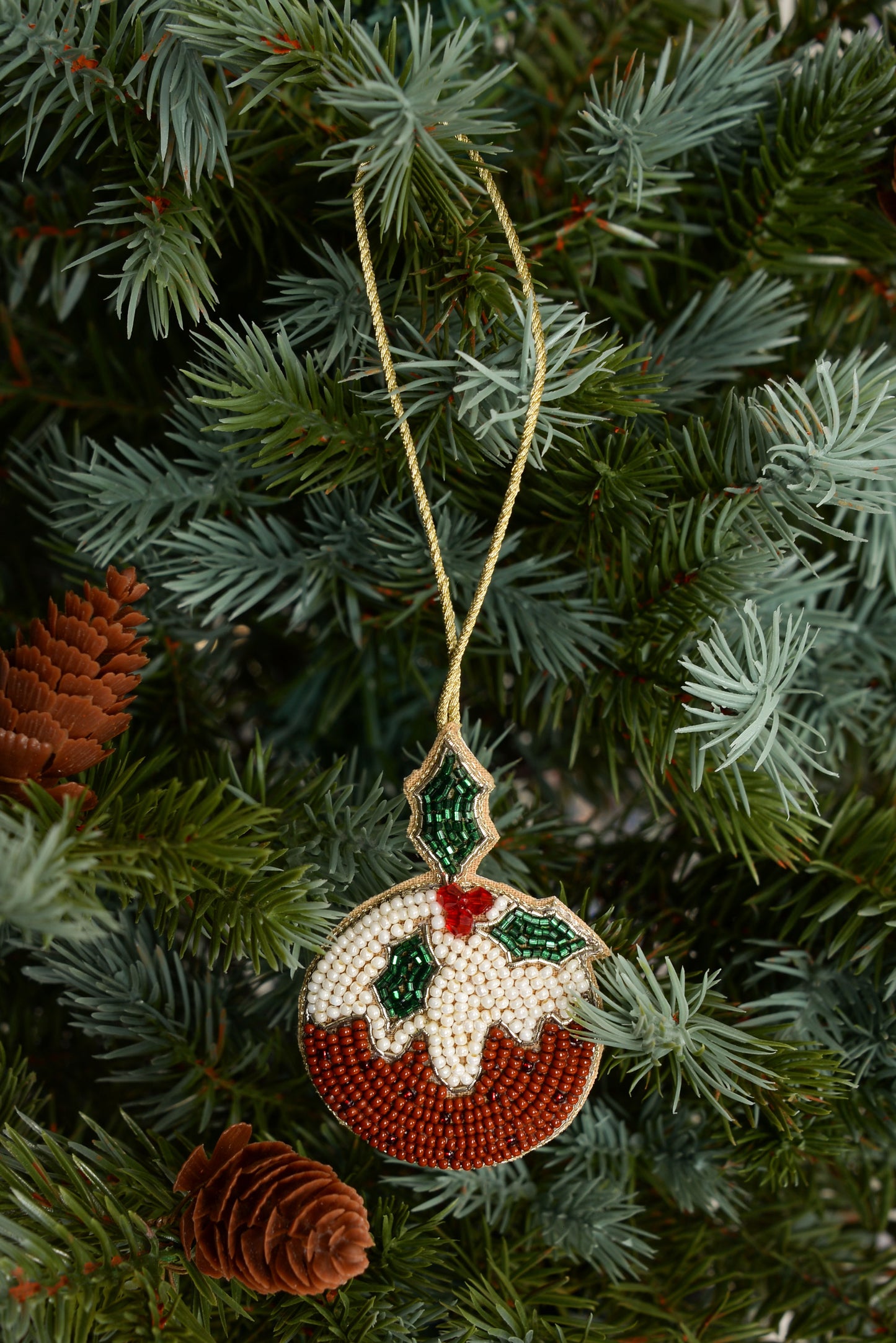 XMAS PUDDING DECORATION