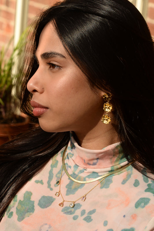 MULTI-COLOURED CHARM NECKLACE