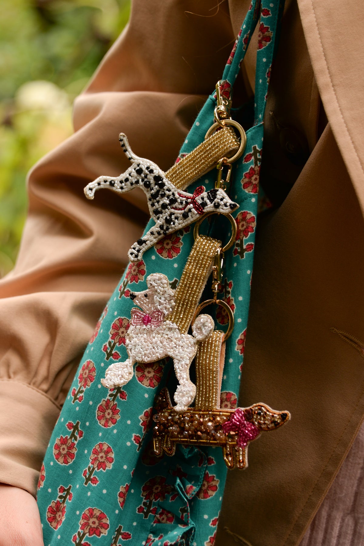 POODLE KEYRING/BAG CHARM