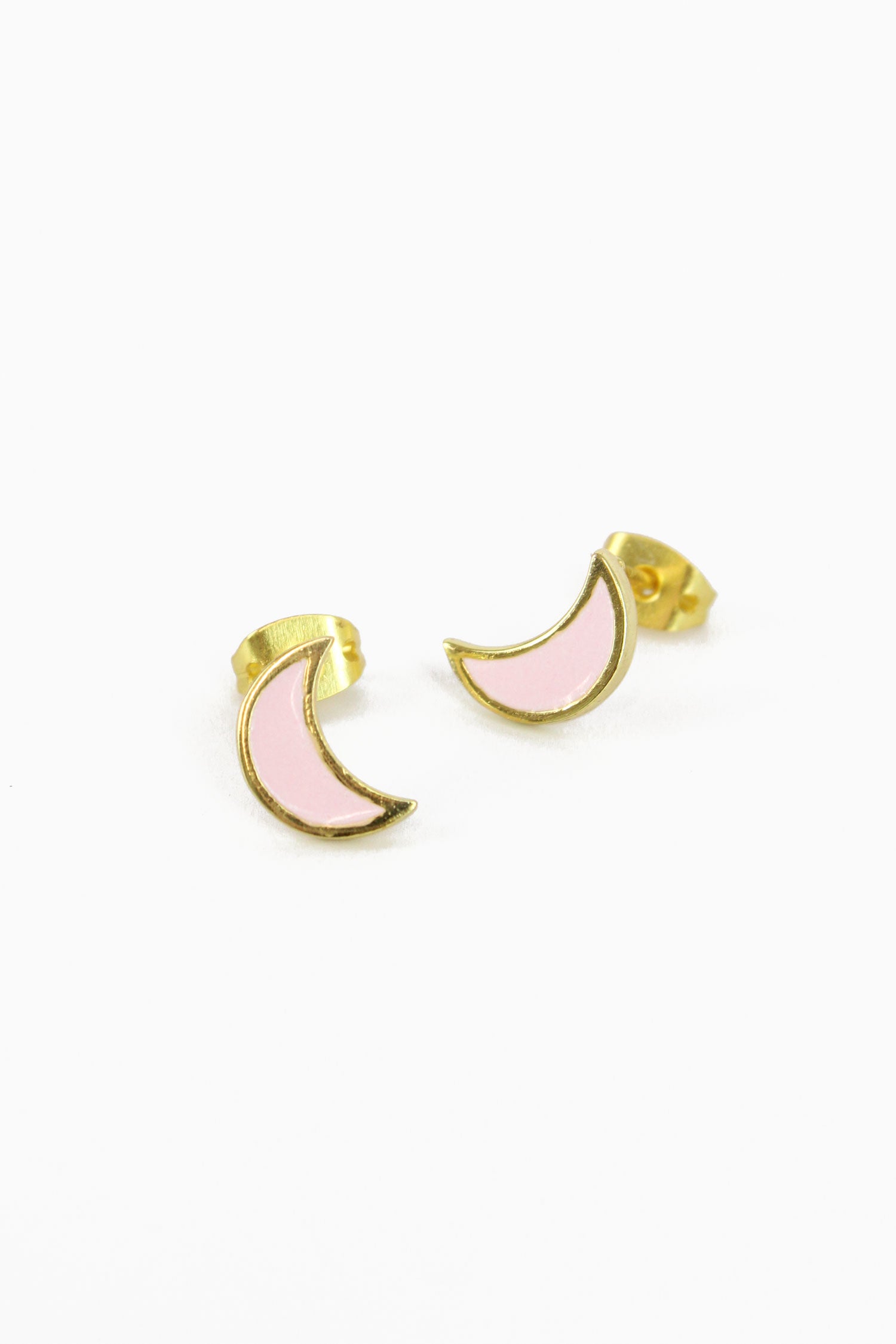 ENAMEL MOON STUDS (6744652841147)
