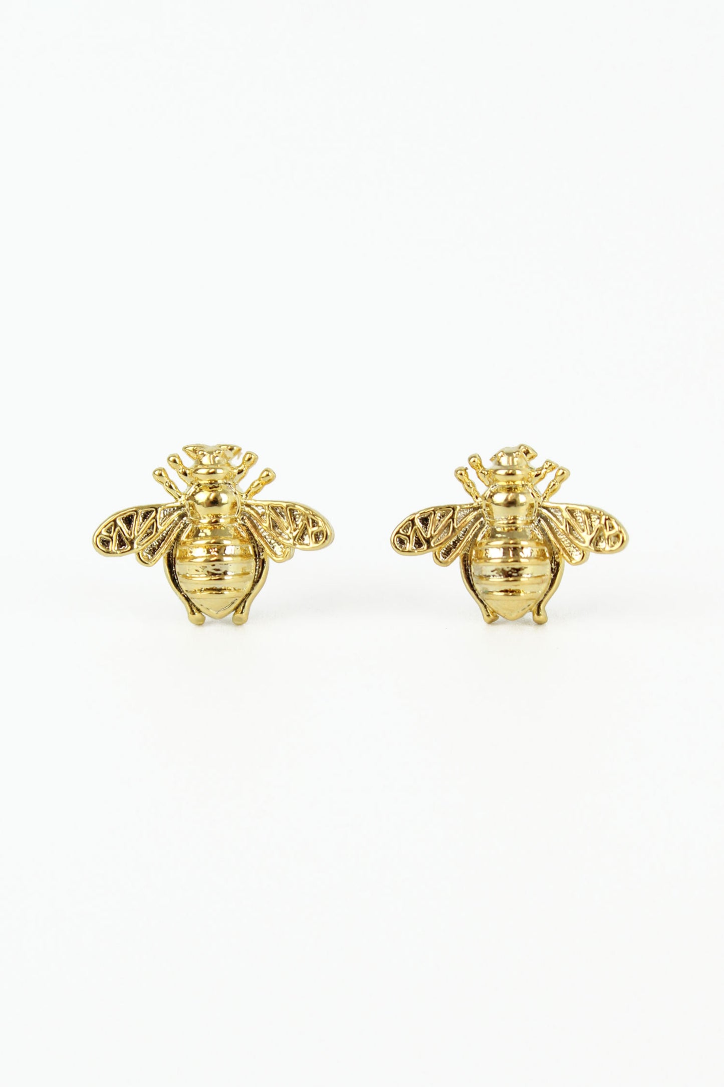 SMALL BEE STUD EARRINGS (8018787827928)