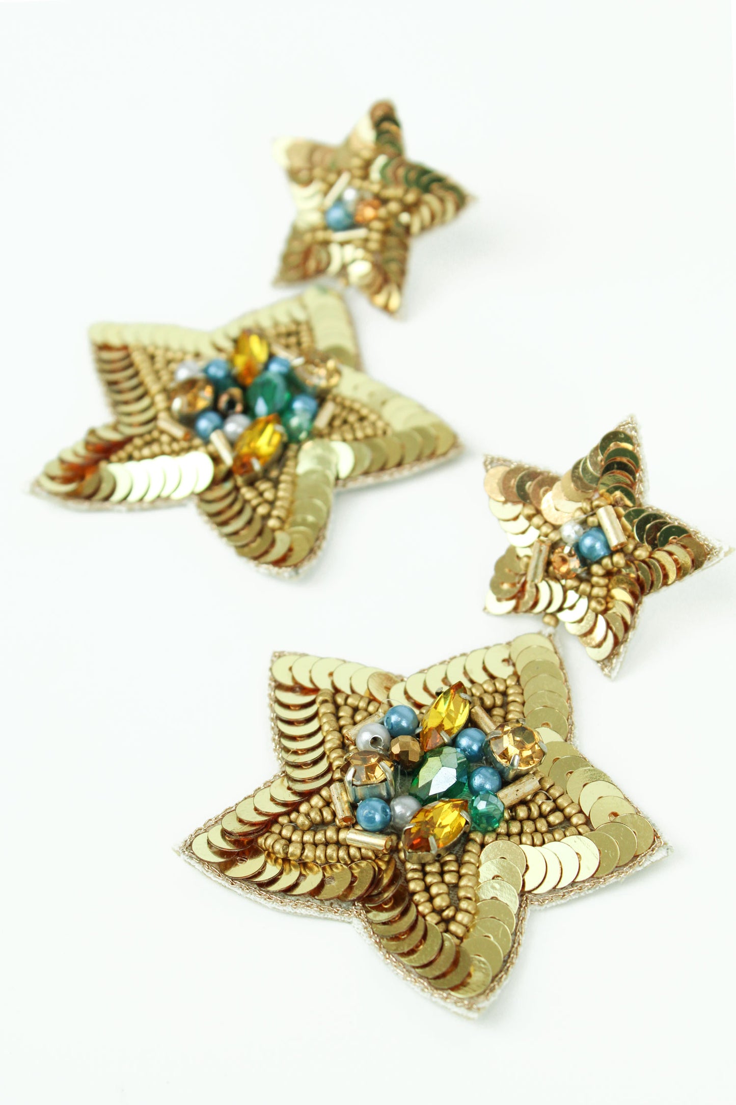 CHRISTMAS STAR EARRING (8020868497624)