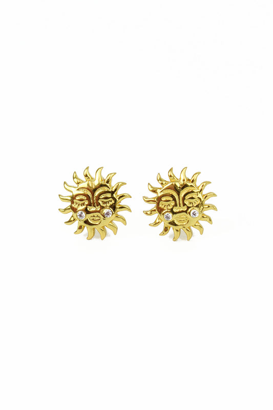 GOLD SUN STUDS (8108073976024)