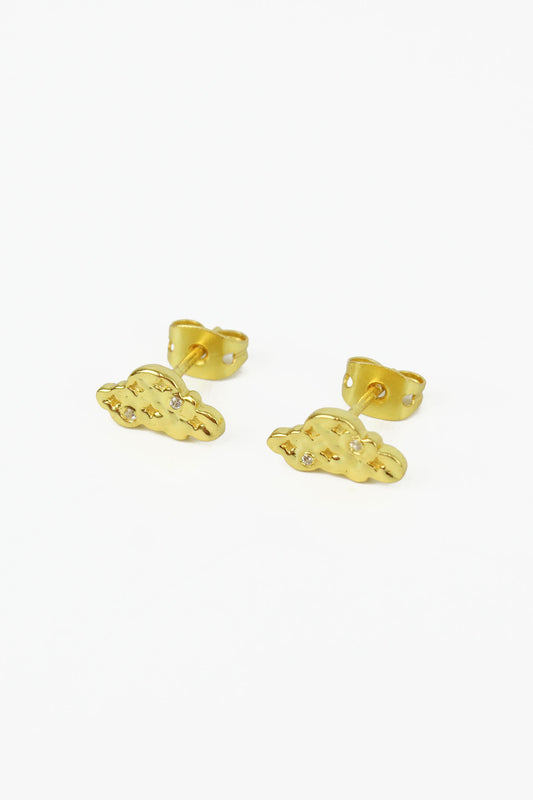 GOLD CLOUD STUDS (8108076335320)