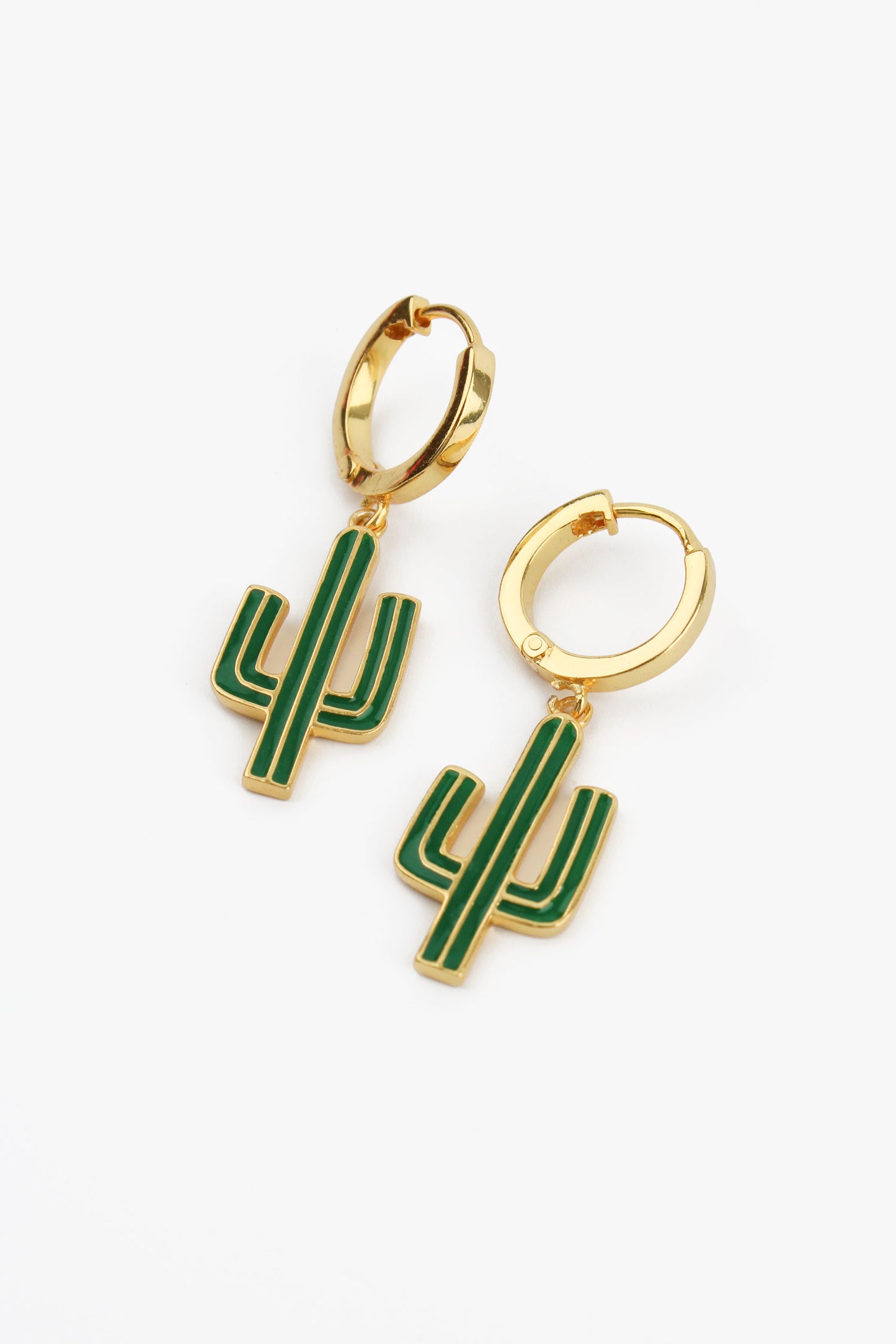 CERCLE HUGGIE CACTUS EN ÉMAIL