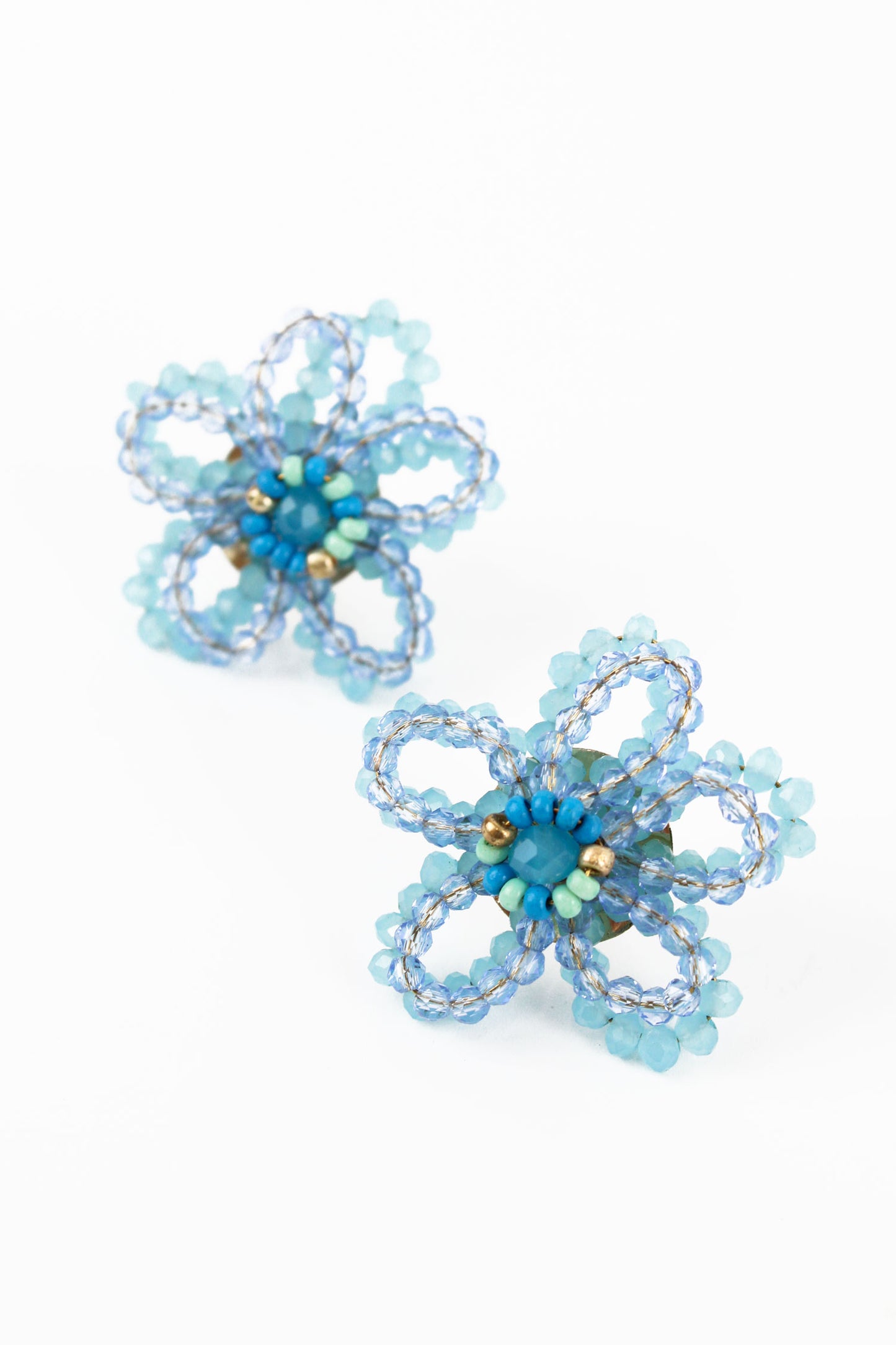 BLUE LARGE STUD EARRING (8107248681176)