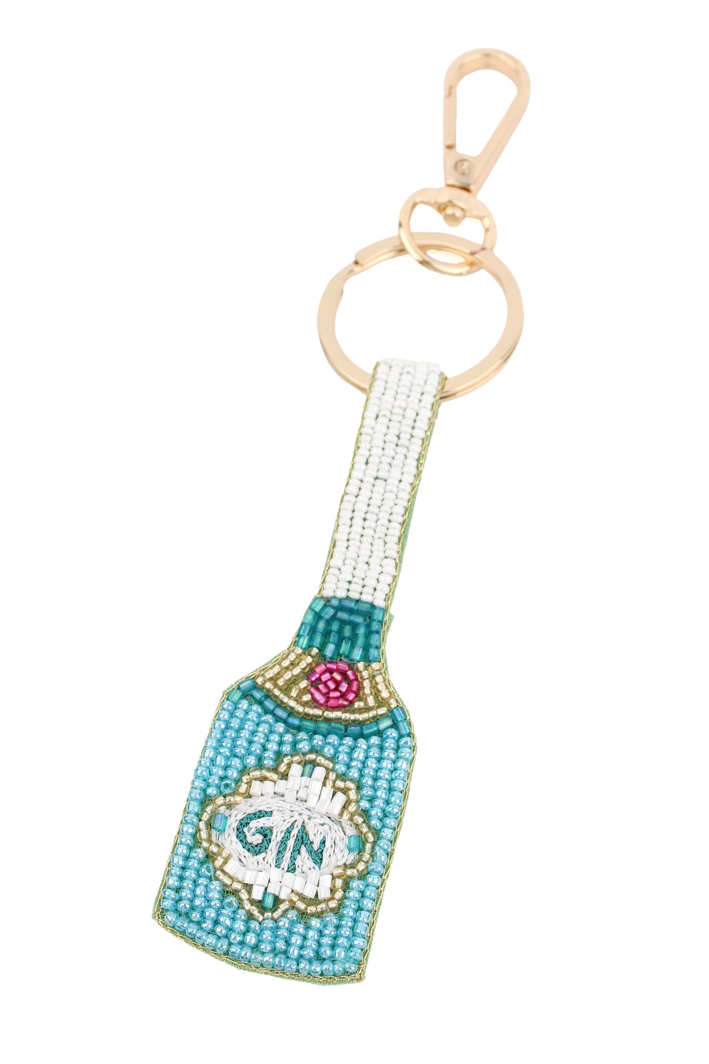 GIN BOTTLE KEYRING