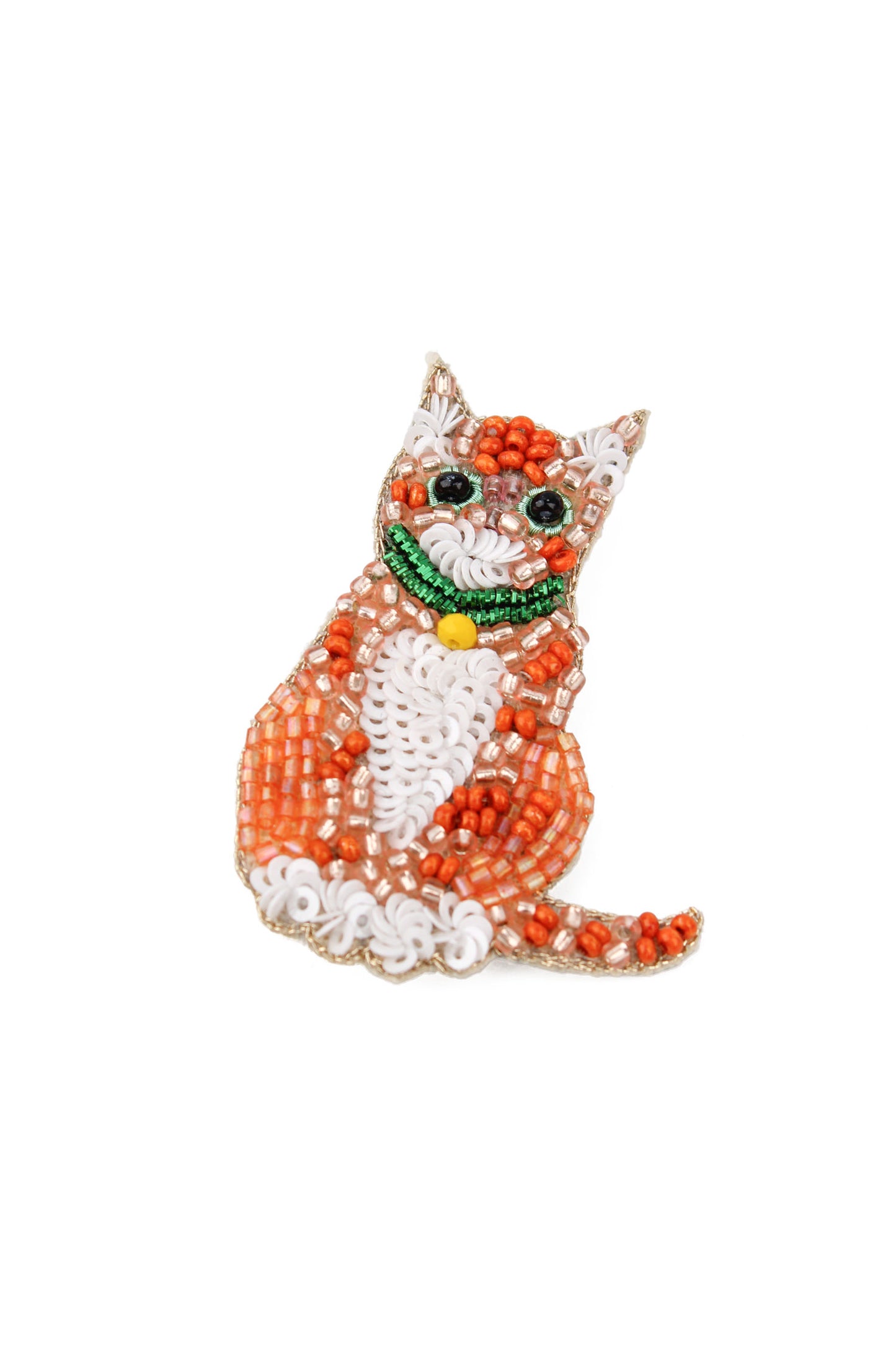 GINGER CAT BROOCH