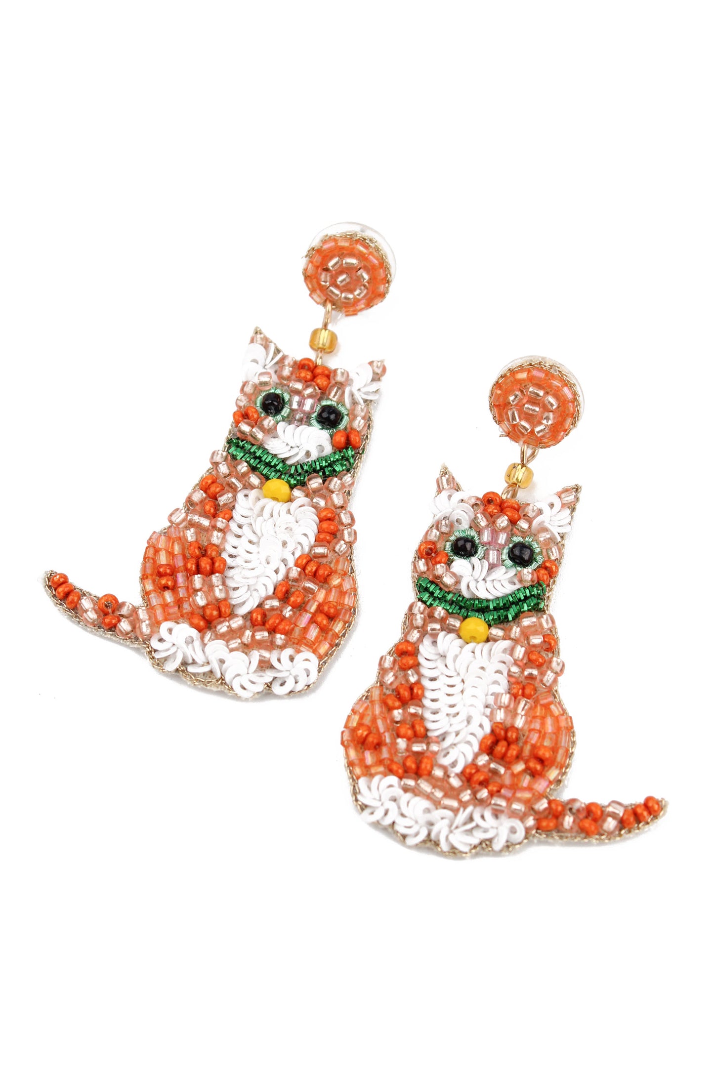 GINGER CAT EARRINGS