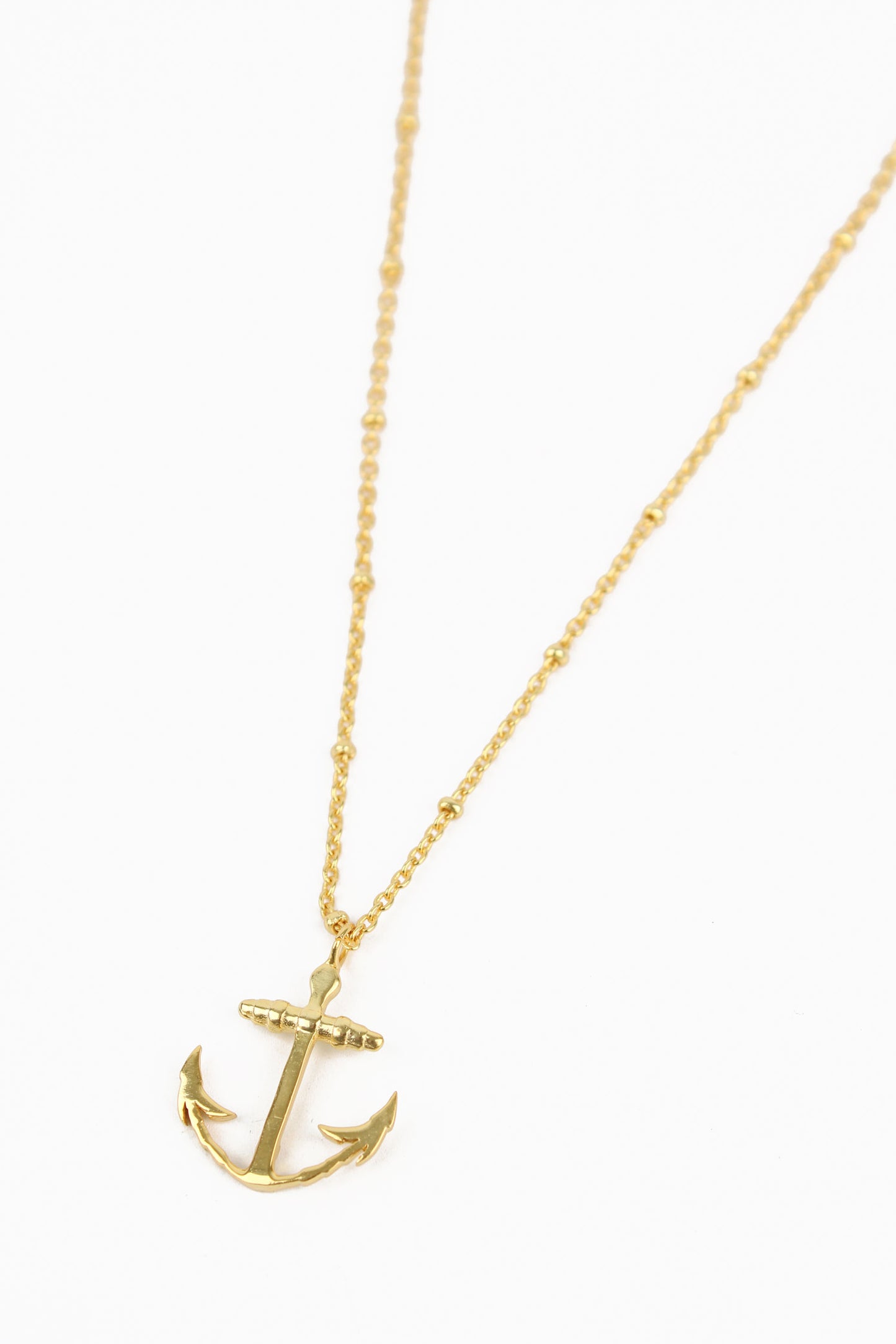 COLLIER ANCRE EN OR