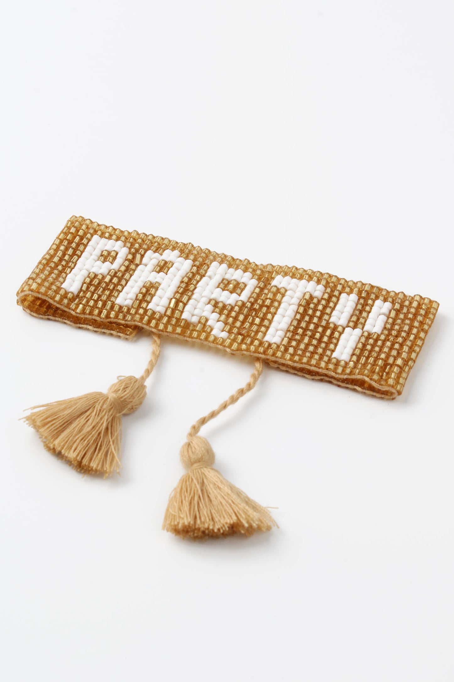 GOLD PARTY BEADED BRACELET