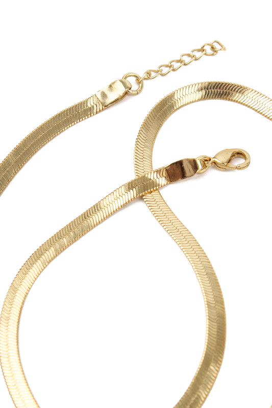 GOLD SNAKE CHAIN NECKLACE