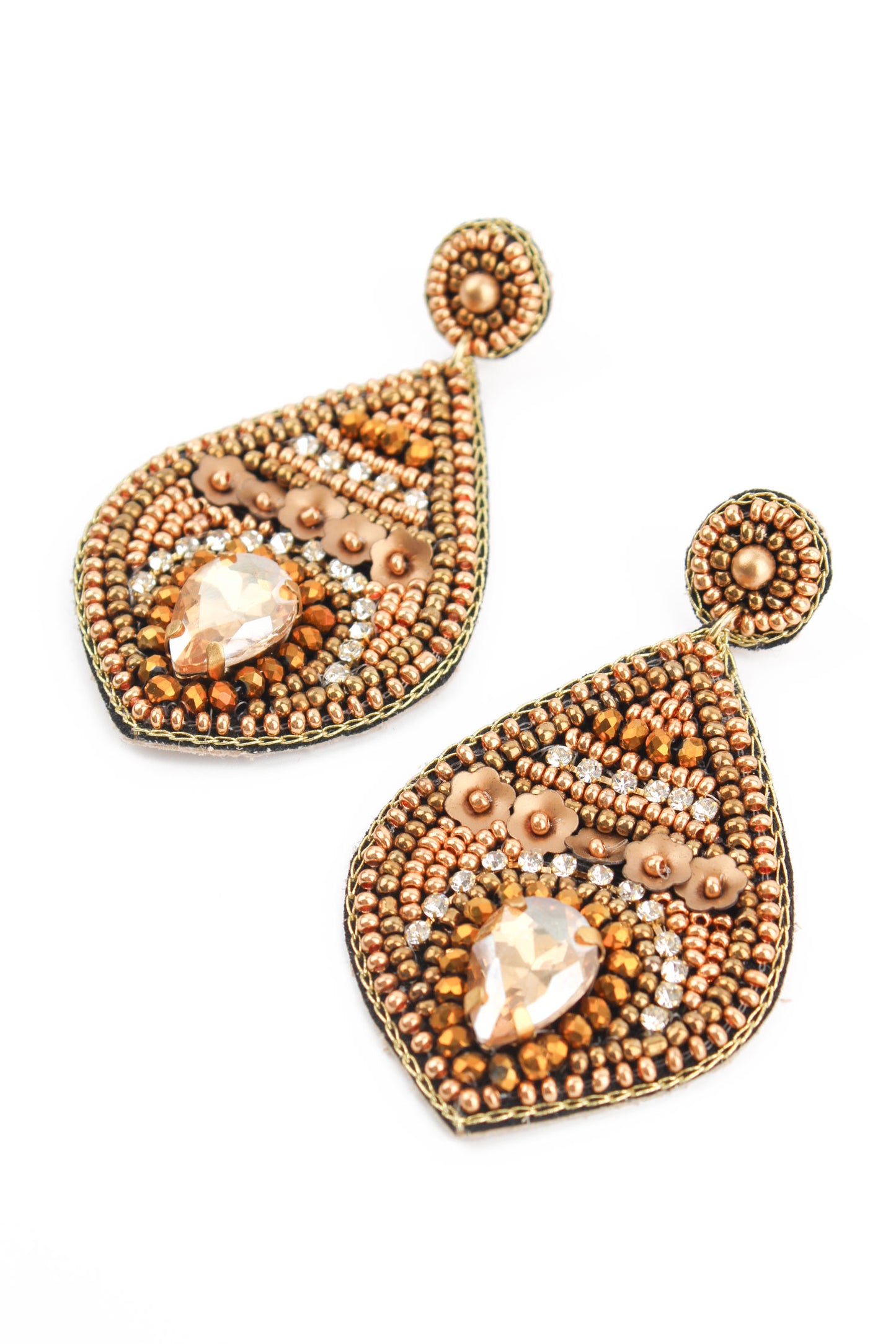GOLD TEARDROP EARRINGS