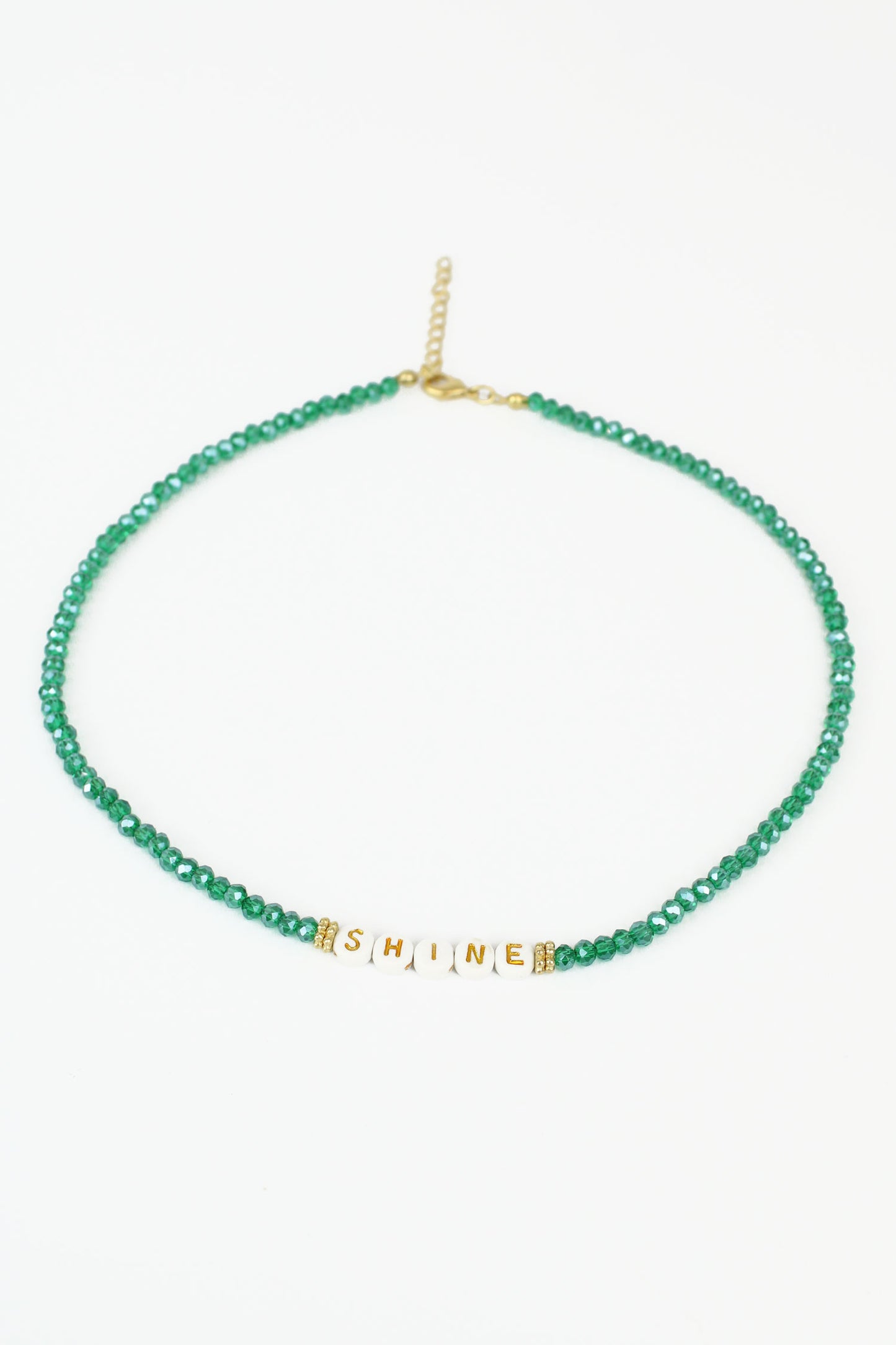 GREEN 'SHINE' NECKLACE