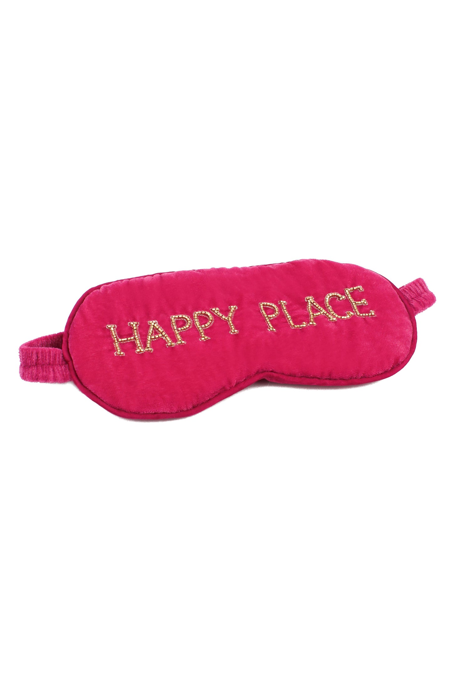 HAPPY PLACE PINK EYE MASK AND BAG