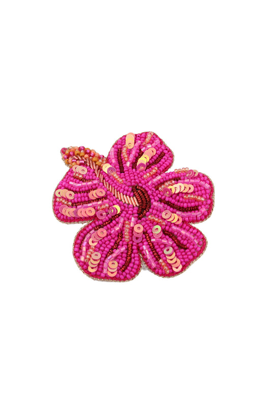 HIBISCUS FLOWER BROOCH