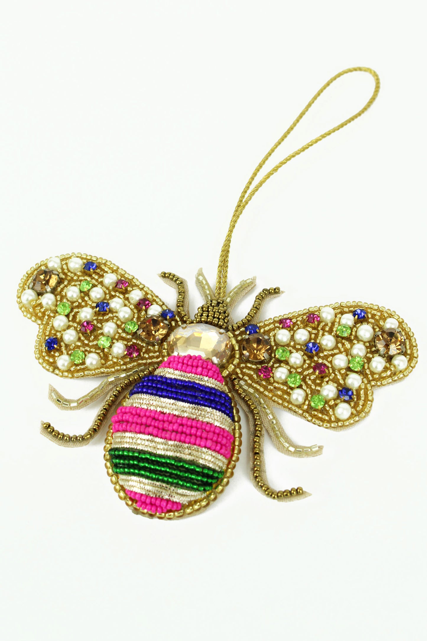 RAINBOW BEE CHRISTMAS DECORATION (8016397041880)