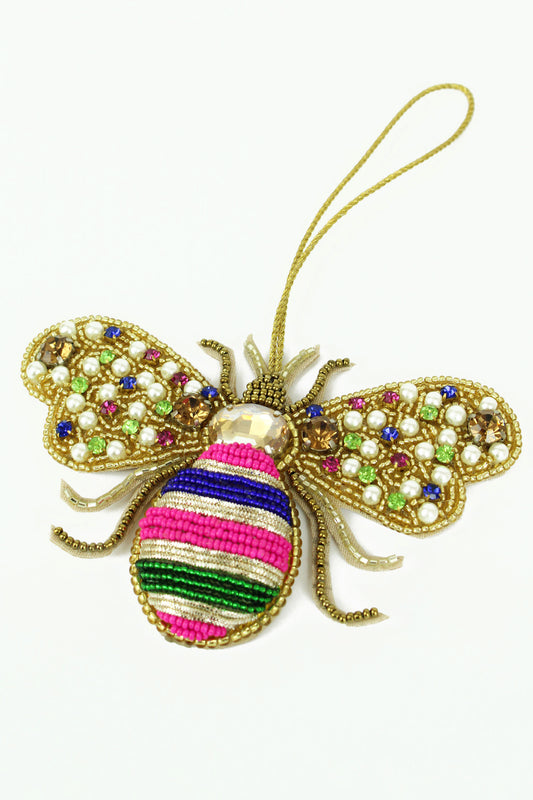 RAINBOW BEE CHRISTMAS DECORATION (8016397041880)