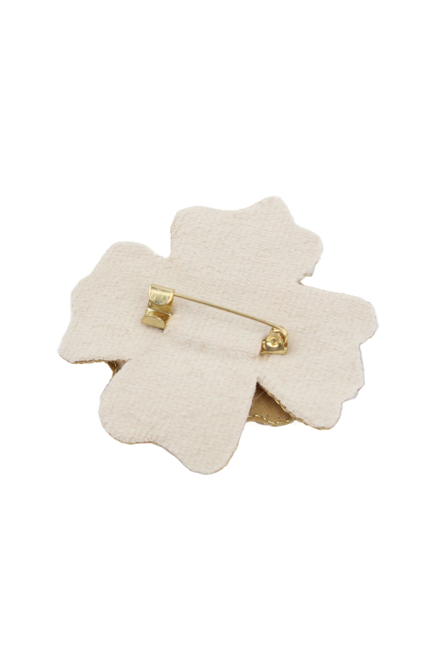 MINT GREEN LARGE FLOWER BROOCH