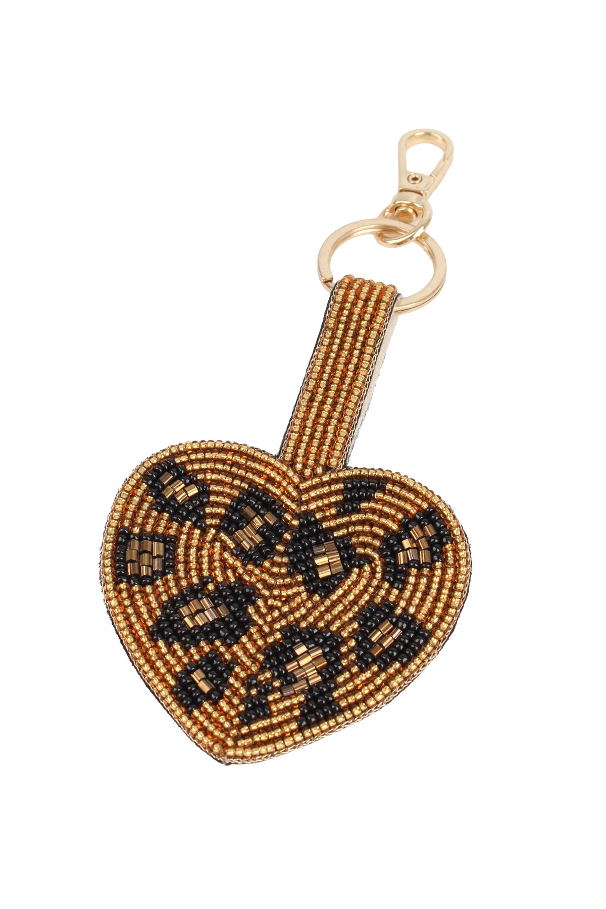 LEOPARD HEART KEYRING/BAG CHARM