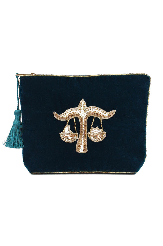 LIBRA MEDIUM POUCH - ZODIAC COLLECTION SEPTEMBER 23nd - OCTOBER 22nd
