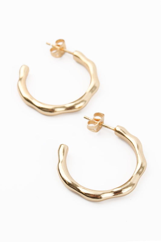 MEDIUM GOLD HOOP