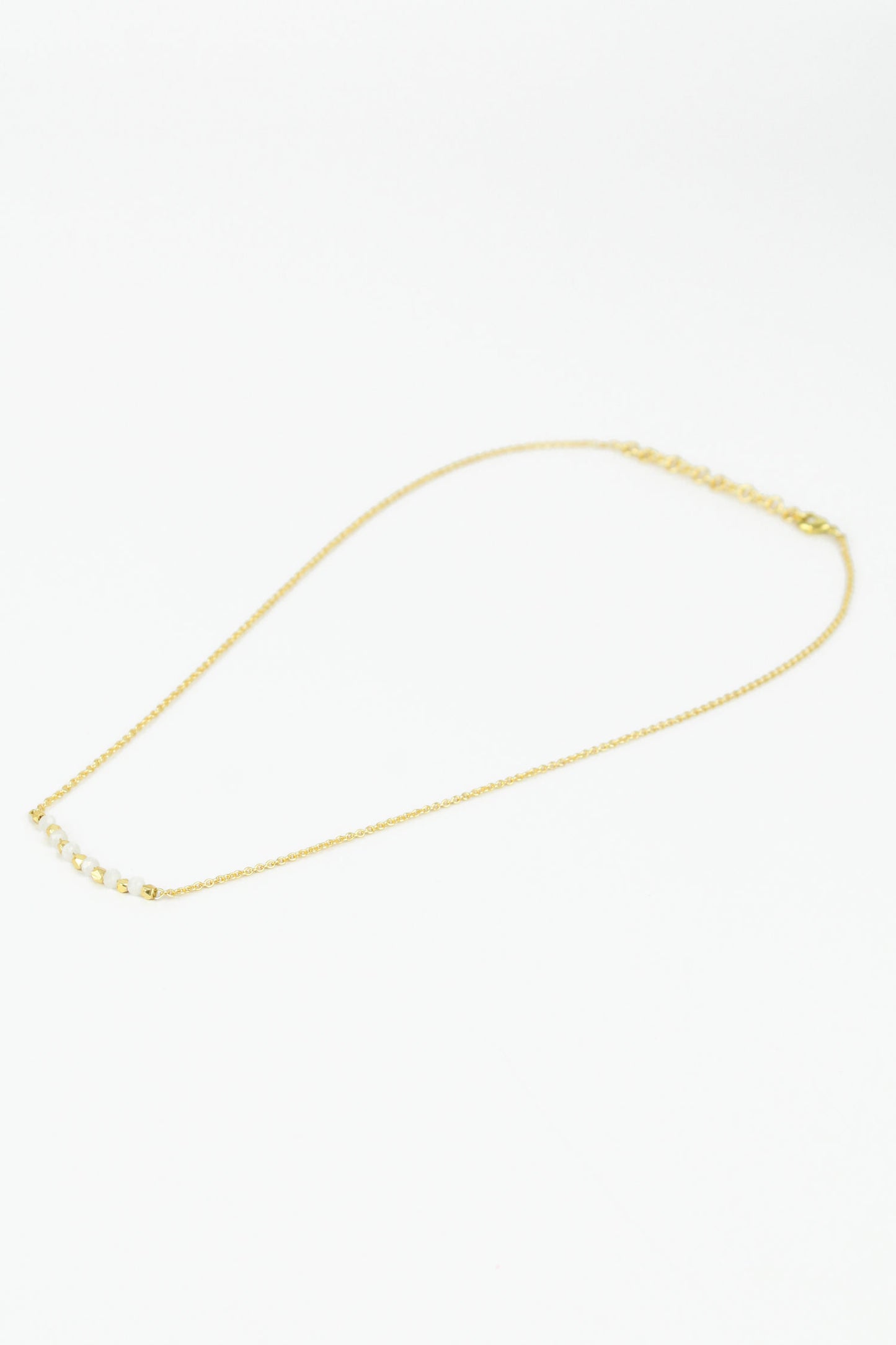 Collier barre semi précieux