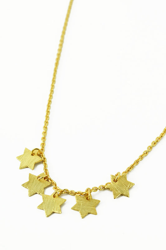 5 スター ドロップ ネックレス