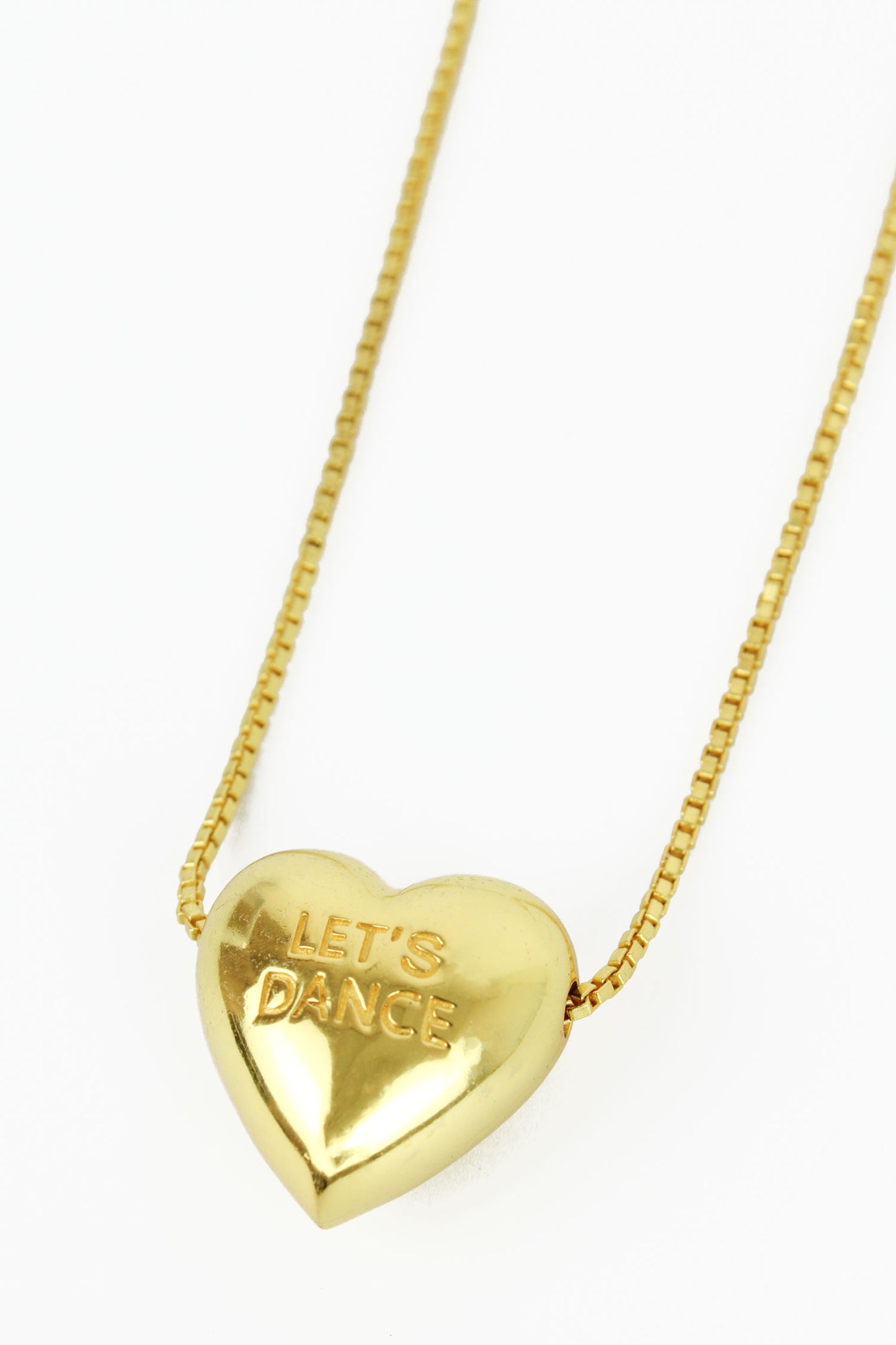 CHUNKY HEART LET'S DANCE/ PARTY TIME NECKLACE (8011146068184)