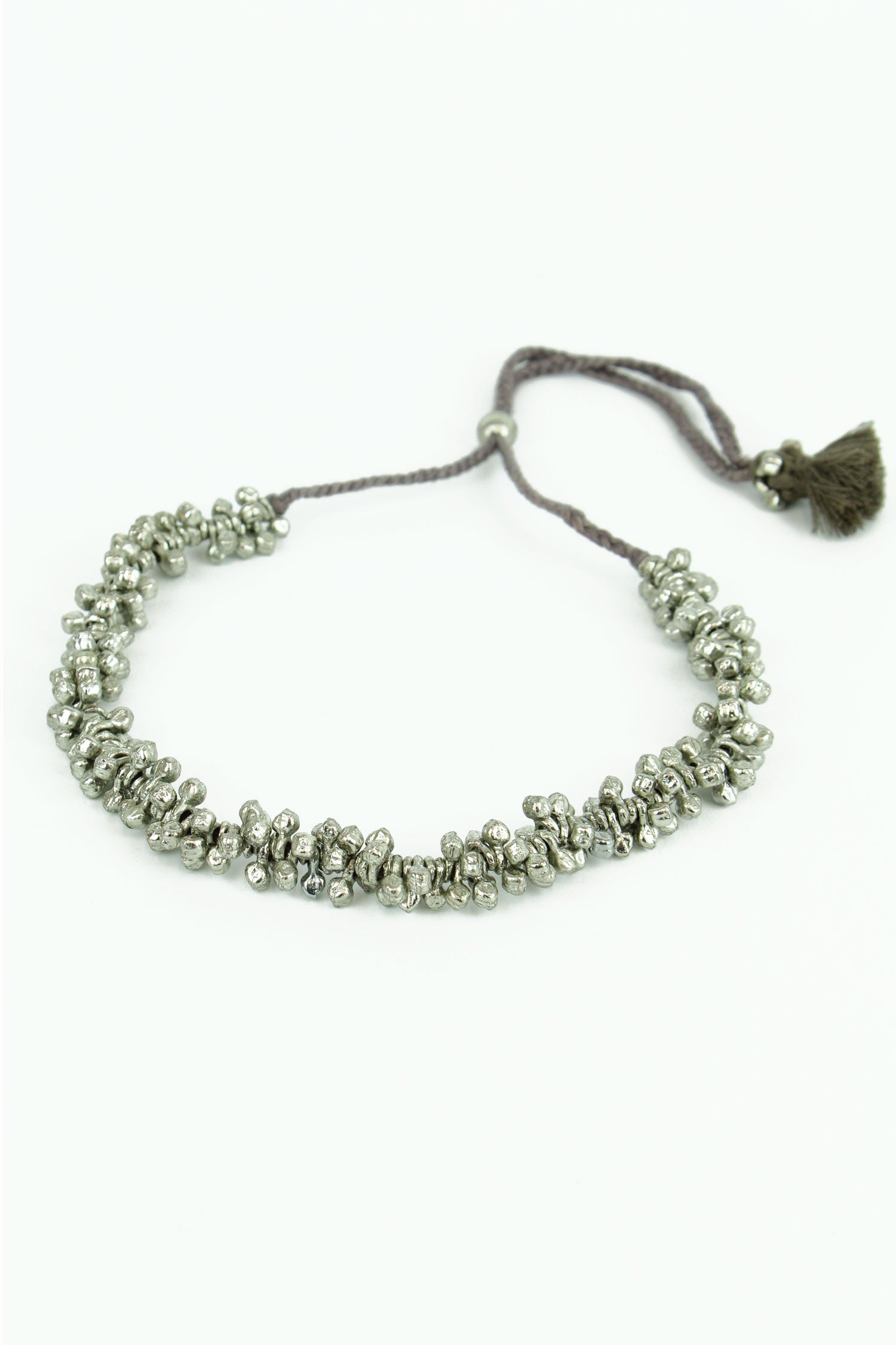 SILVER CHUNKY CHOKER NECKLACE (8015375696088)