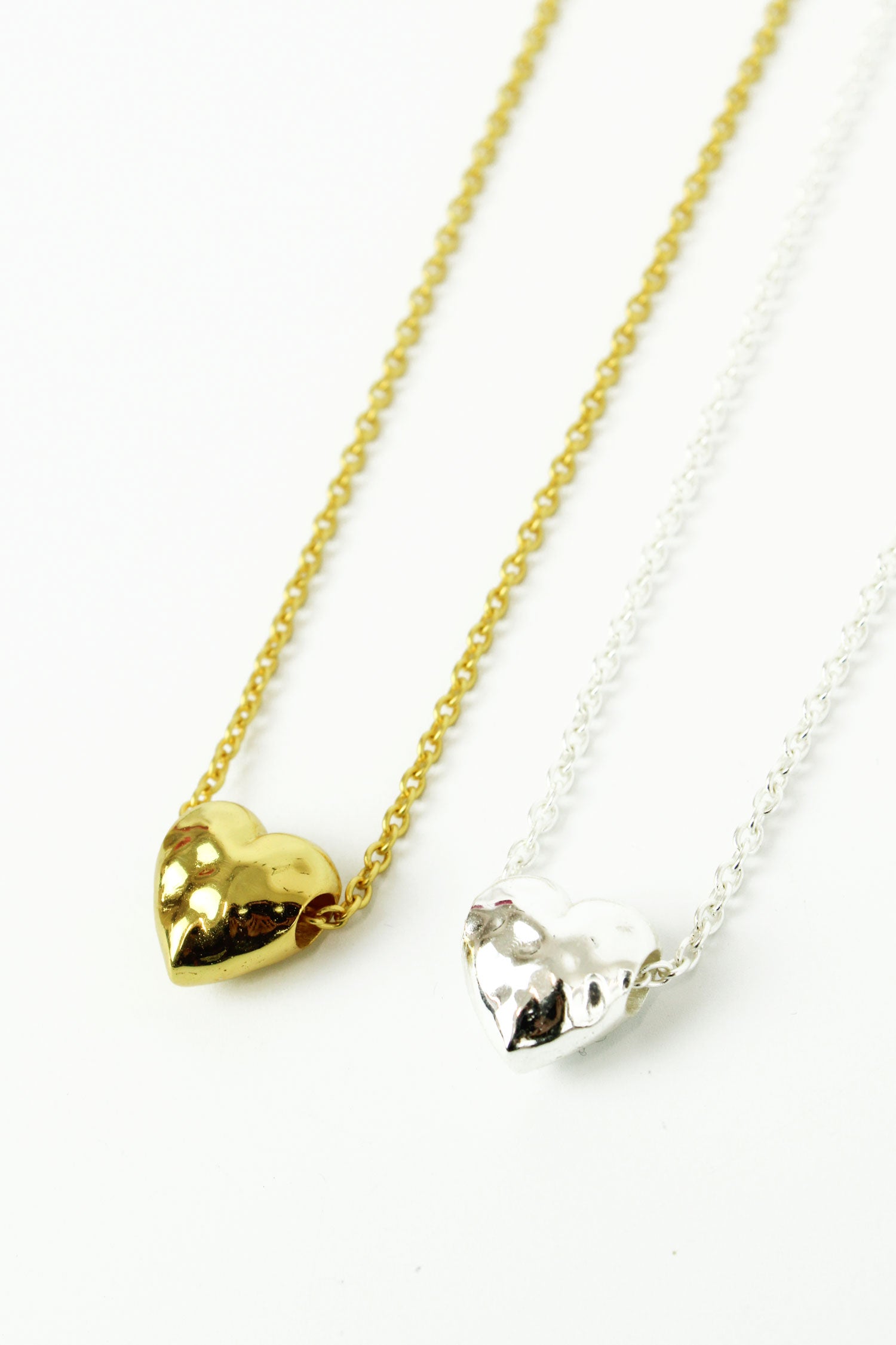 Bold heart necklaces (pack of 2) (8033504461016)