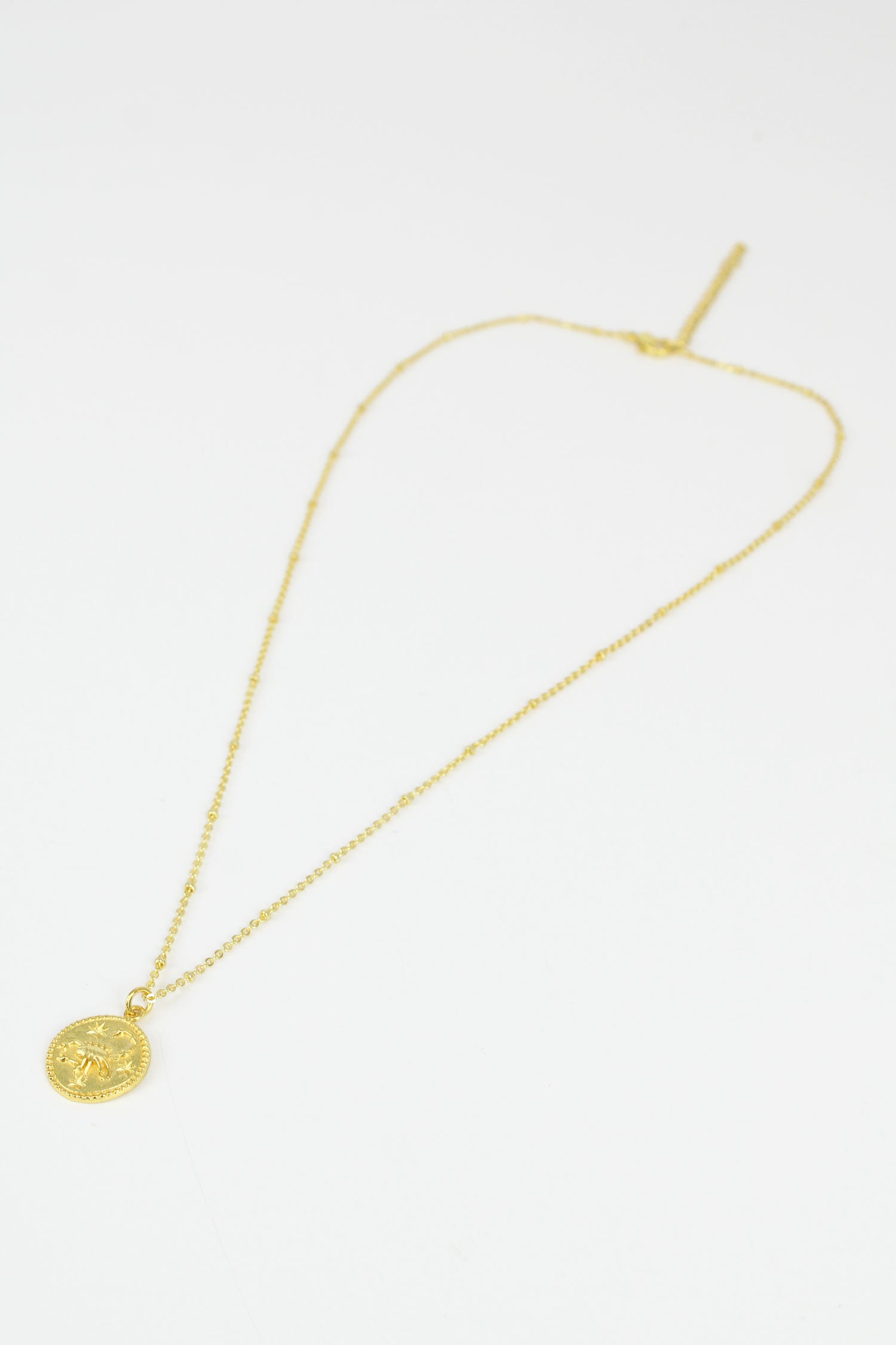SCORPIO GOLD PENDANT (8108088557784)