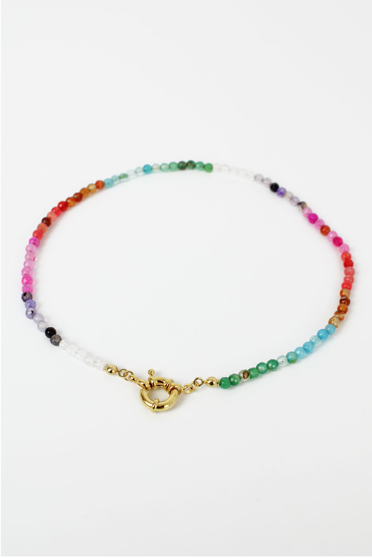 RAINBOW NECKLACE WITH CLASP