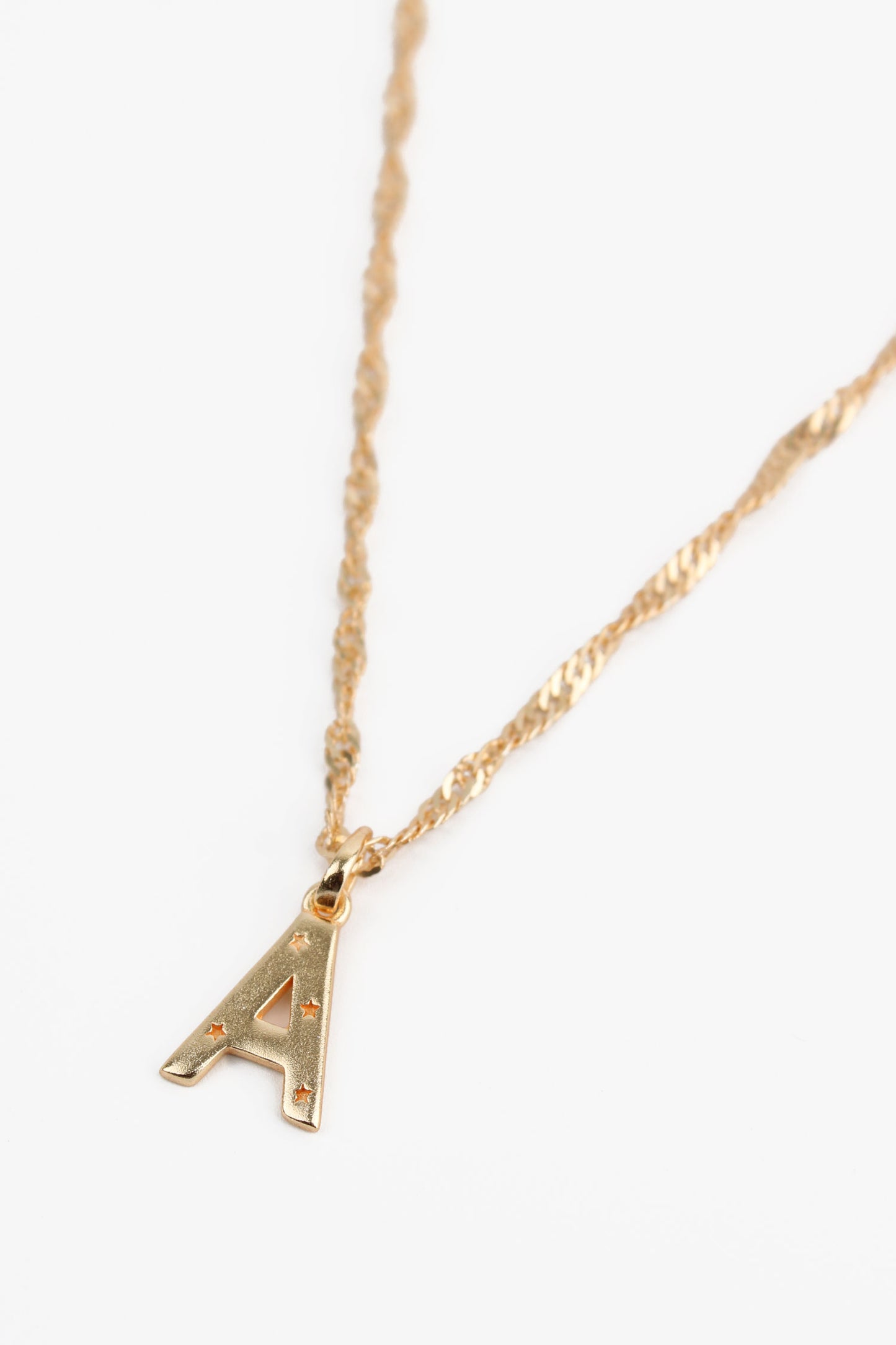 NECKLACE WITH A CHARM GOLD PLATED