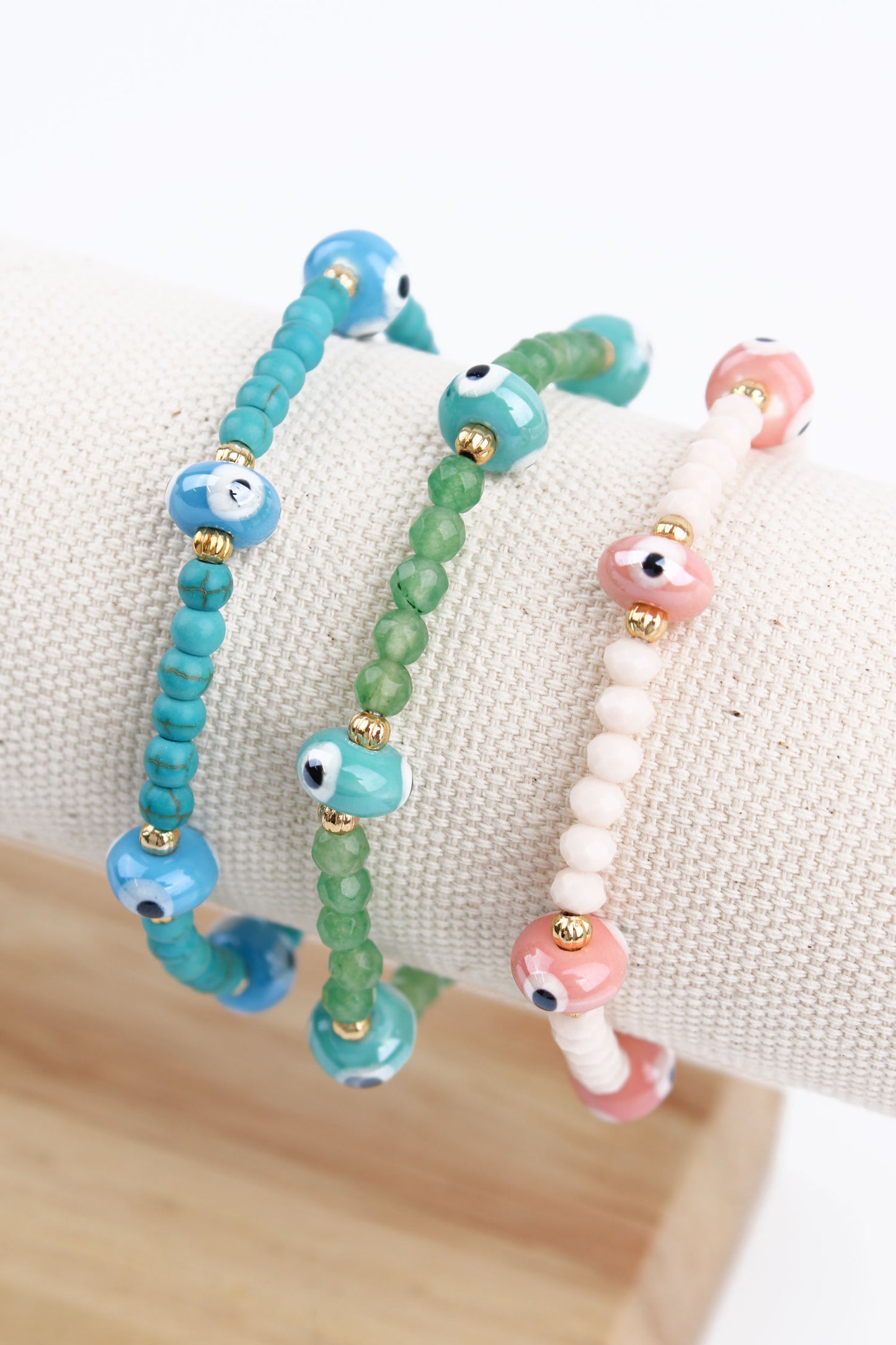 OFFER | BEADED EYE BRACELET PACK: PACK OF 3