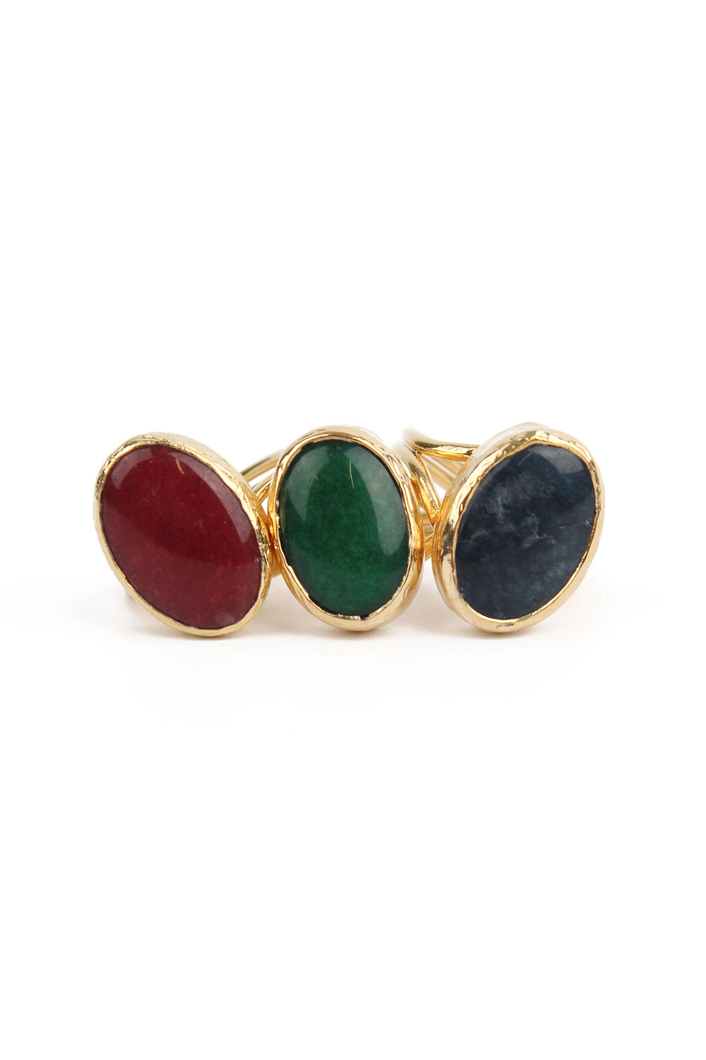 PACK OF 3 STONE RINGS